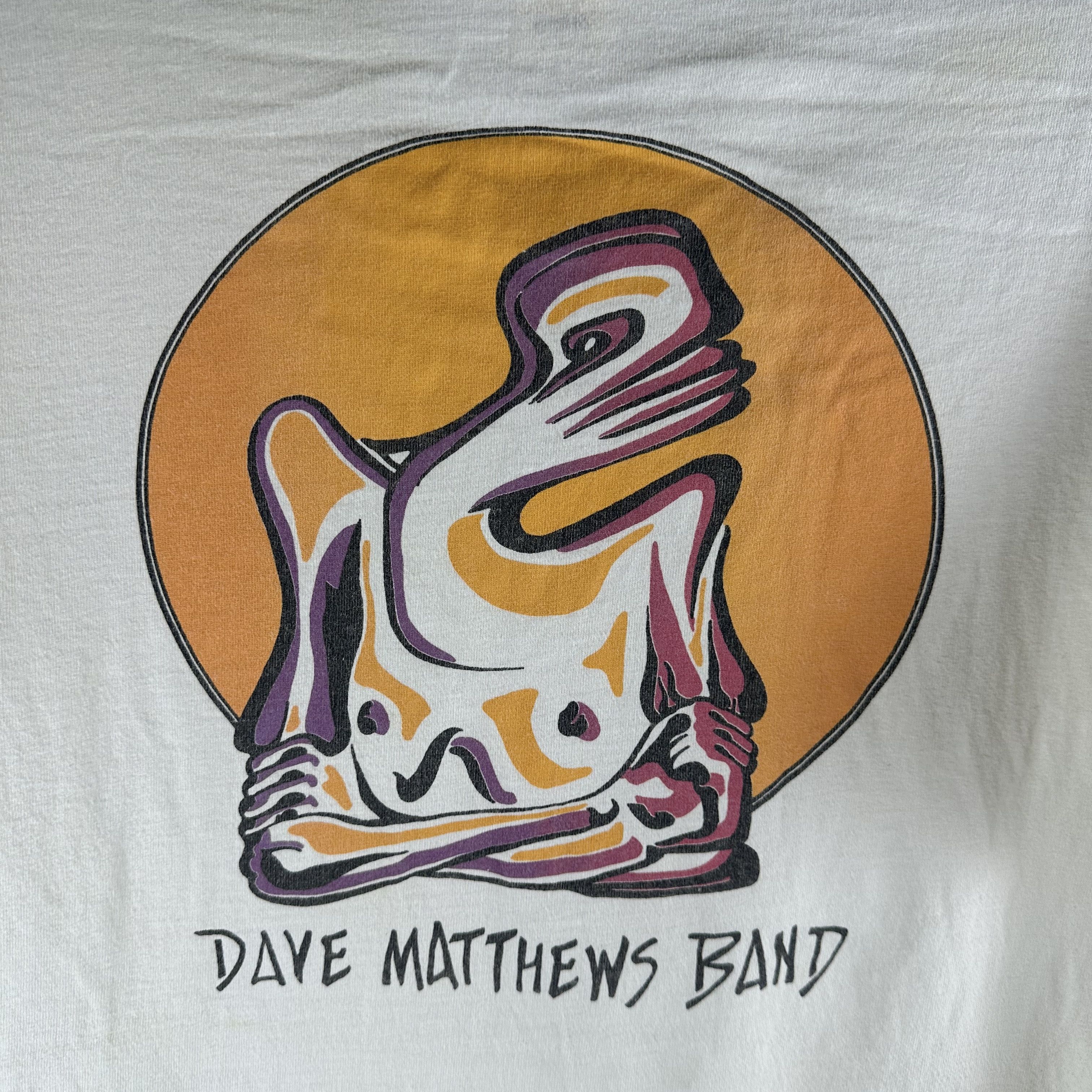 Vintage ​Vintage 90s Dave Matthews Band Double Sided Large T-shirt Size US L / EU 52-54 / 3 - 4 Thumbnail