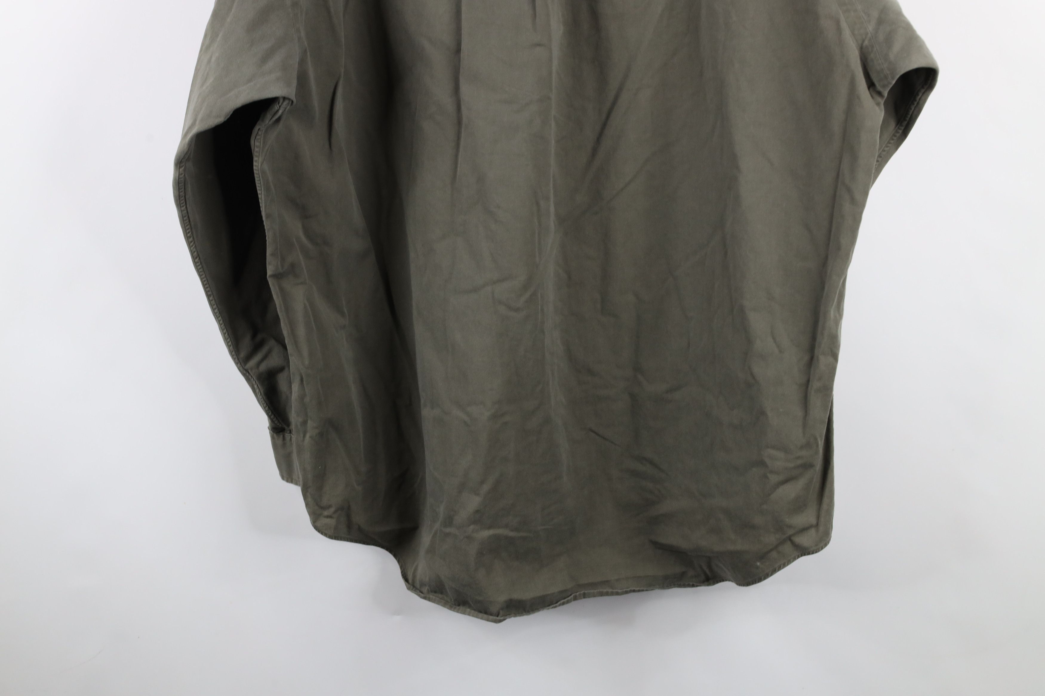 Ralph Lauren × Vintage Vintage 90s Ralph Lauren Collared Button Down Shirt Green Size US XL / EU 56 / 4 - 11 Thumbnail