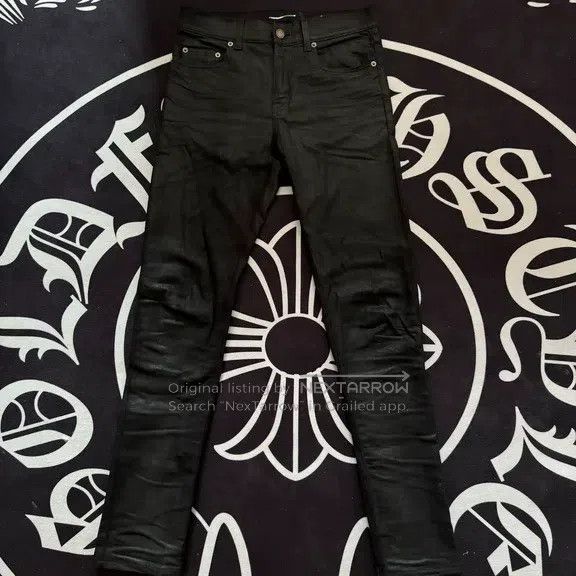 Saint Laurent Paris Saint Laurent Paris Waxed Basic Denim Jeans Size US 28 / EU 44 - 1 Thumbnail