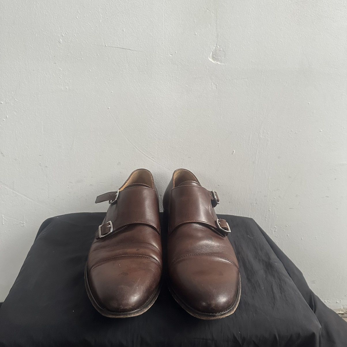 Suitsupply Suitsupply dark brown leather double monk strap Sz 10 Uk Size US 10 / EU 43 - 3 Thumbnail