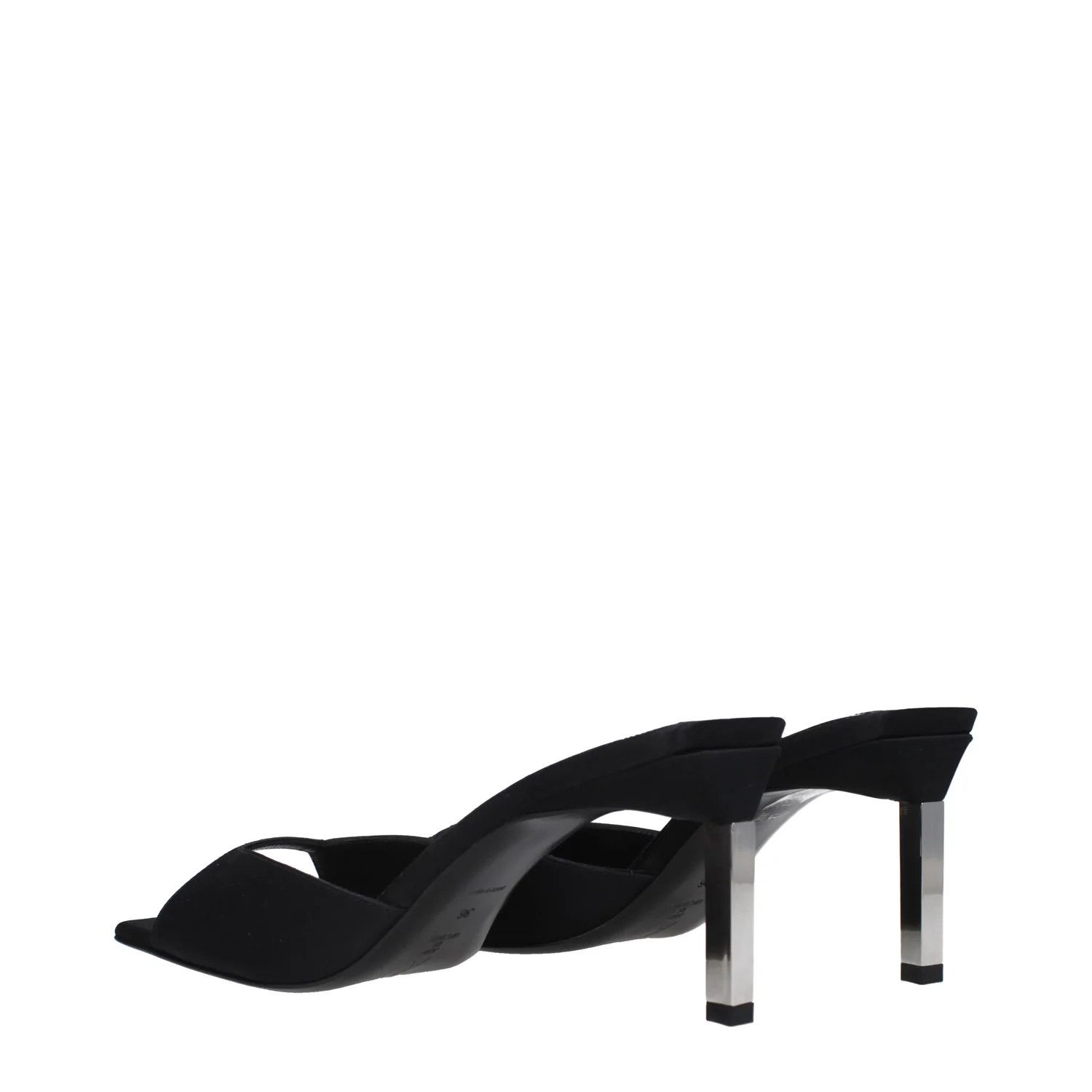 The Attico ob1o1e1224 Satin Sandals in Black Size US 7.5 / IT 37.5 - 4 Thumbnail