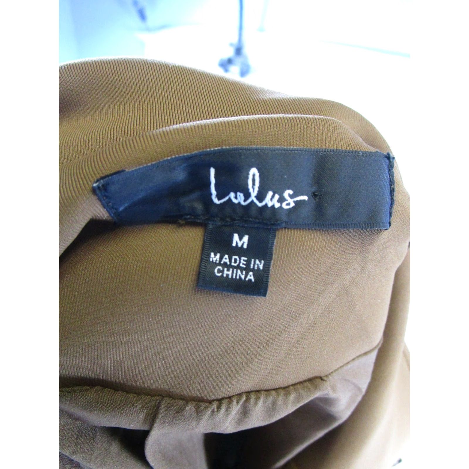 Lulus Lulus Jacket Womens Medium Brown Full Zip Size M / US 6-8 / IT 42-44 - 3 Thumbnail