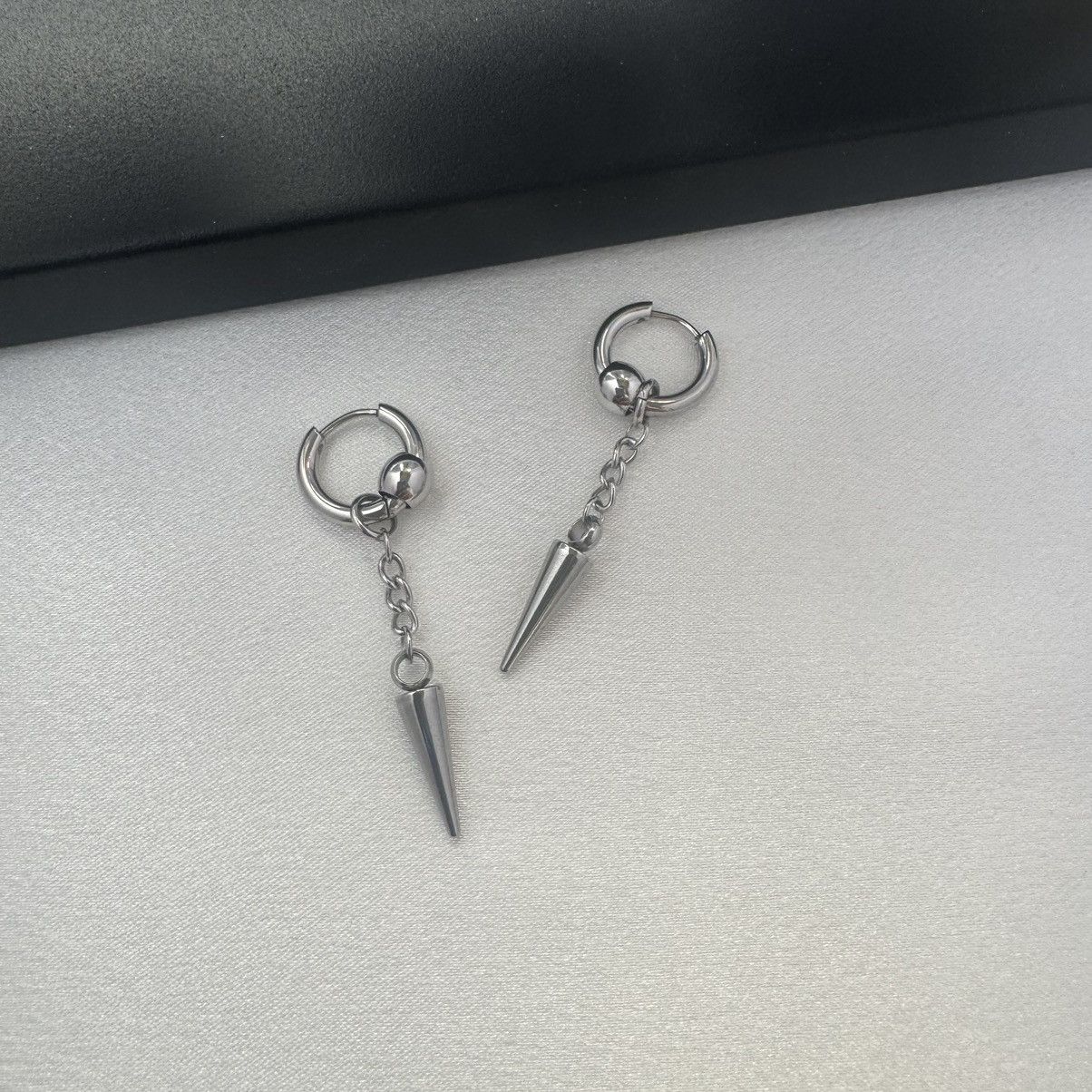 Designer Geometry Triangle Cone Dangle Drop Earrings for Men Women Size ONE SIZE - 3 Thumbnail