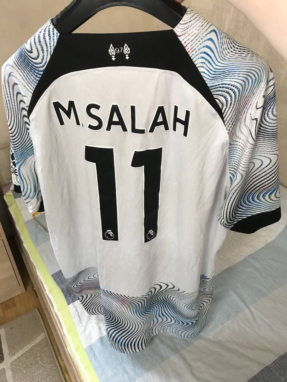 Nike 🔥 Nike Liverpool #11 M Salah Soccer Jersey T Shirt Football Size US XXL / EU 58 / 5 - 5 Thumbnail