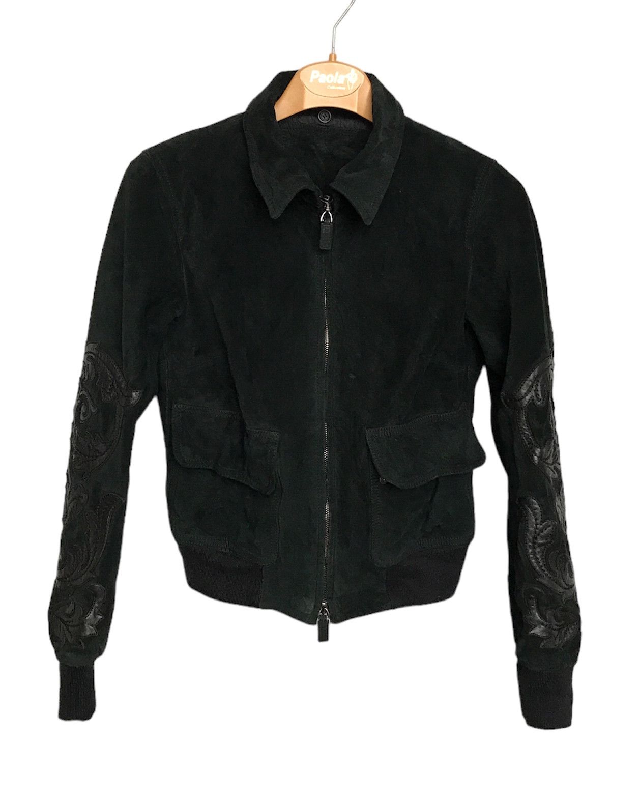 Bally BALLY PIG SKIN LEATHER BOMBER SHORT JACKET DARK GREEN Size M / US 6-8 / IT 42-44 - 1 Thumbnail