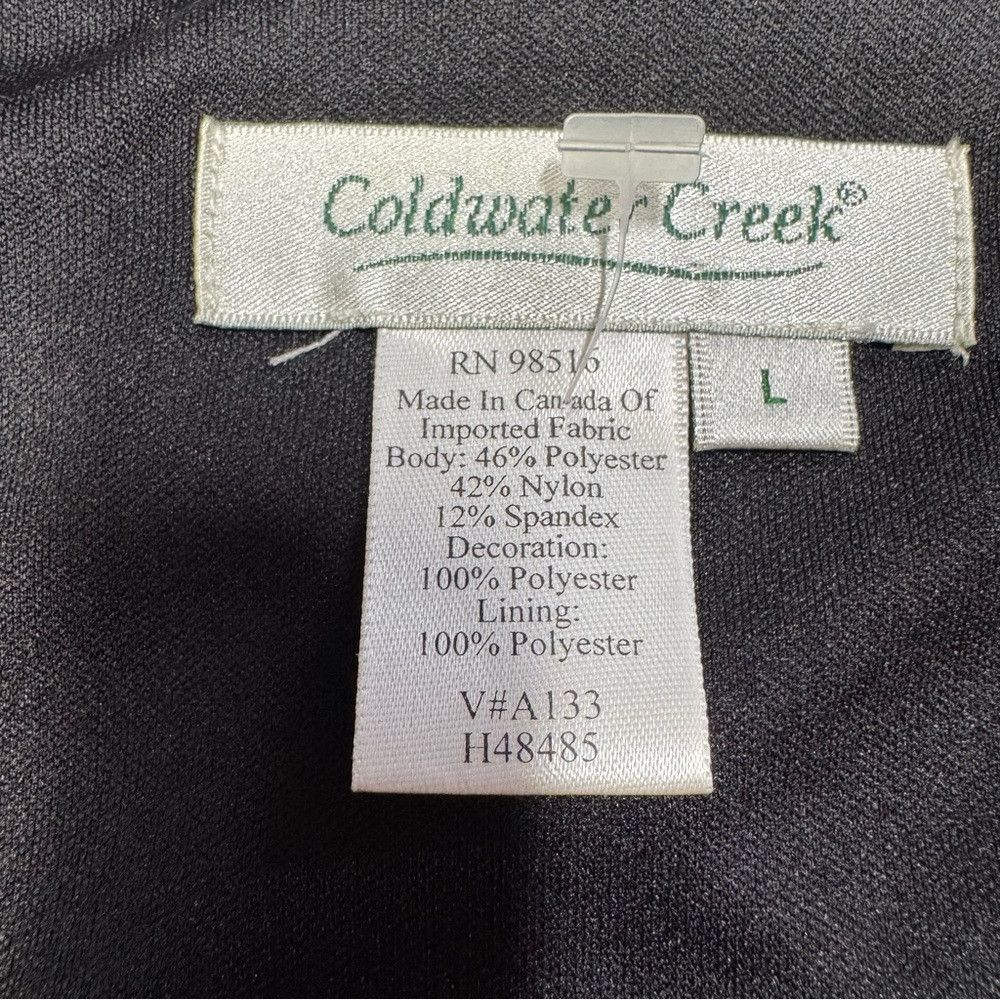 Coldwater Creek New Coldwater Creek Velvet Burnout Long Sleeve Top Size L Size L / US 10 / IT 46 - 7 Thumbnail