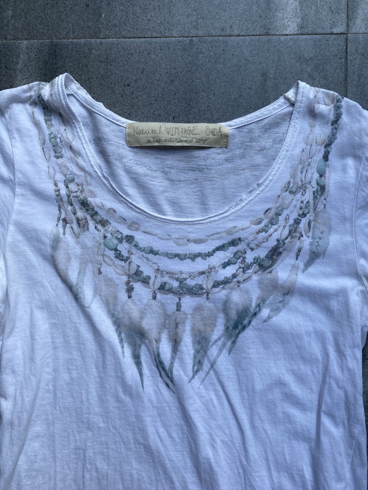 GOA G.O.A Feather Necklace Tee Size US S / EU 44-46 / 1 - 2 Thumbnail