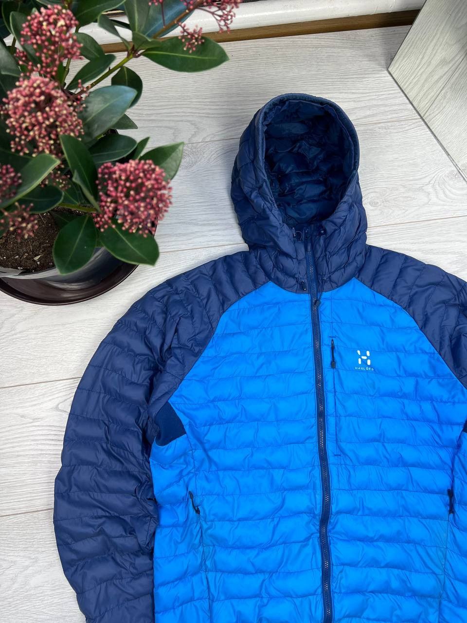 Haglofs Haglöfs Men's Full Zip Long Sleeve Hooded Puffer Jacket M Size US M / EU 48-50 / 2 - 3 Thumbnail