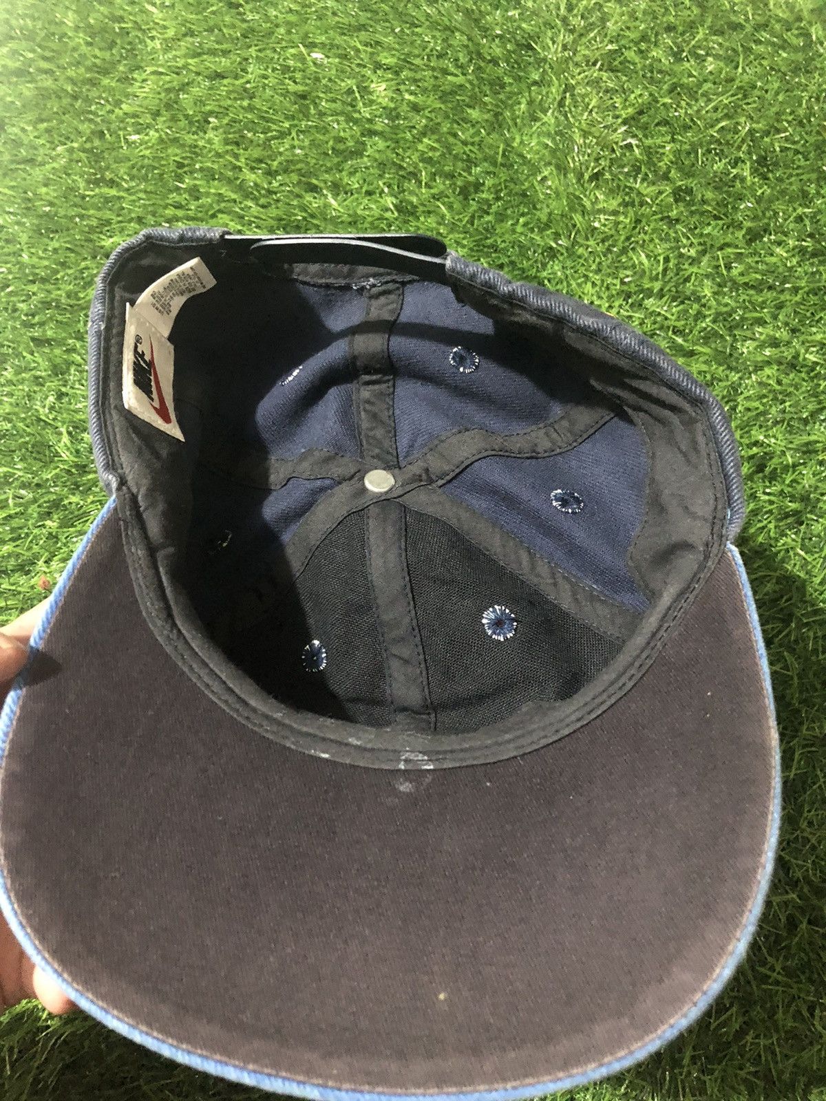 Nike × Vintage 🧢 NIKE AIR CAP BLUE NAVY Size ONE SIZE - 7 Thumbnail