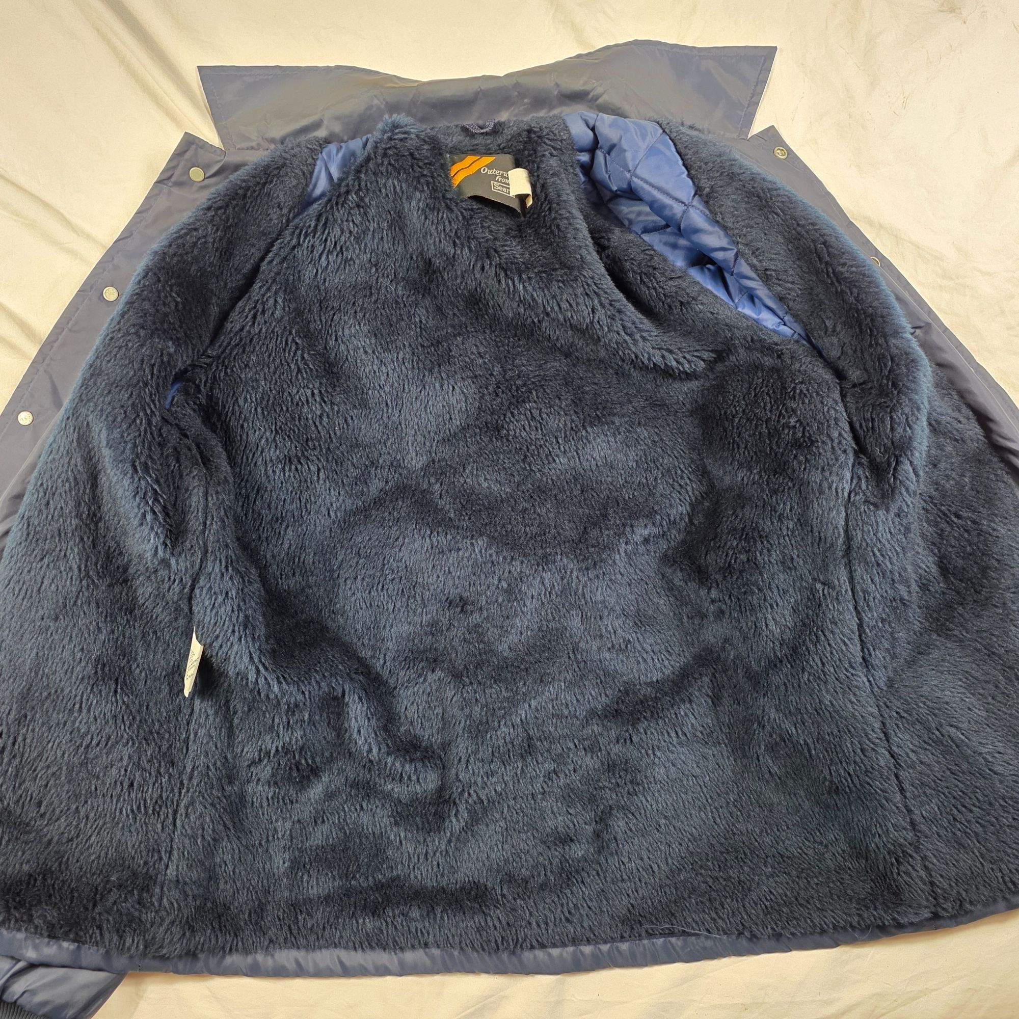 Sears Vintage Sears Outerwear Mens Size Medium Coach Jacket Blue F Size US M / EU 48-50 / 2 - 2 Thumbnail
