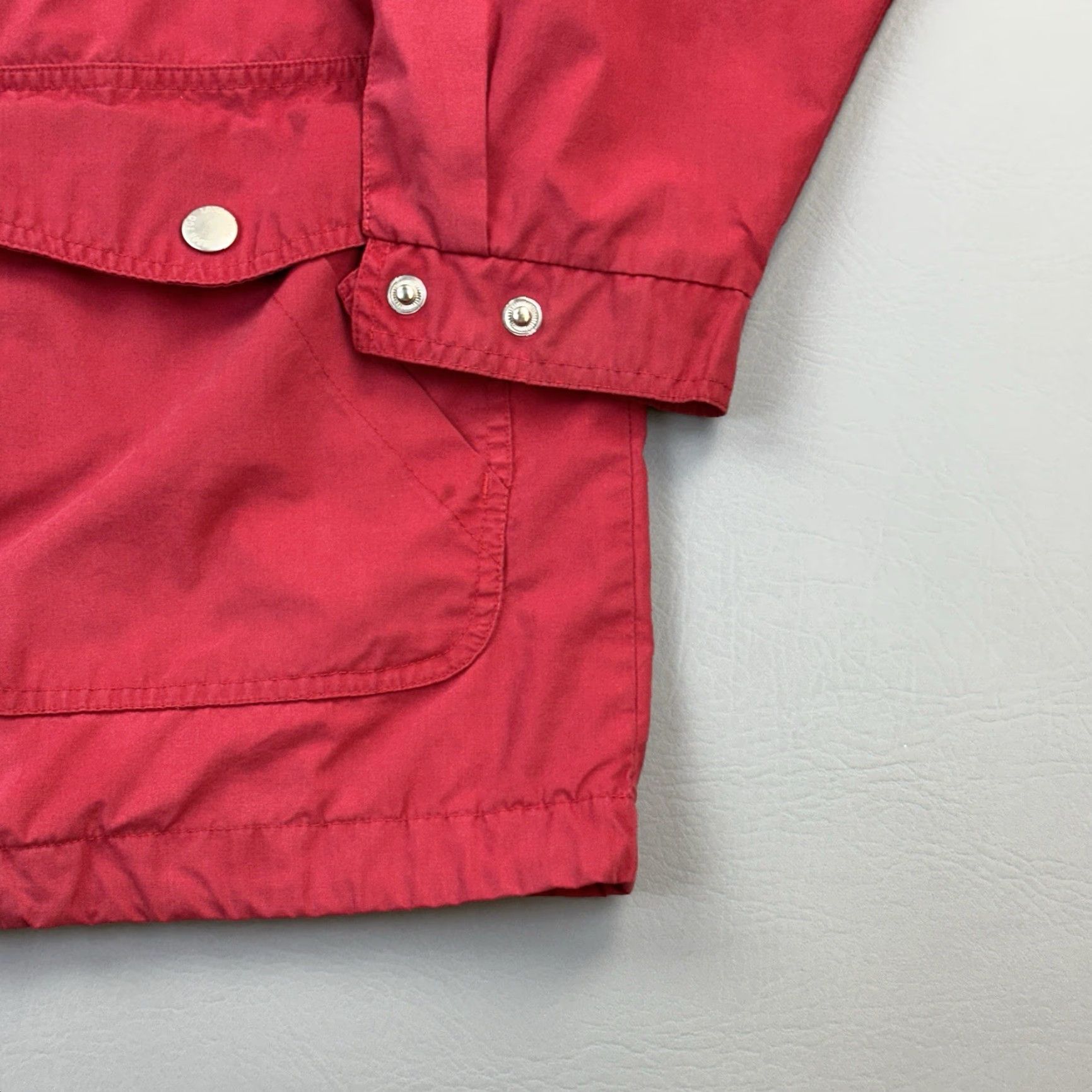 London Fog VINTAGE London Fog Jacket Women's Small Red Full Zip Removable Hood Rain Coat Size S / US 4 / IT 40 - 4 Thumbnail