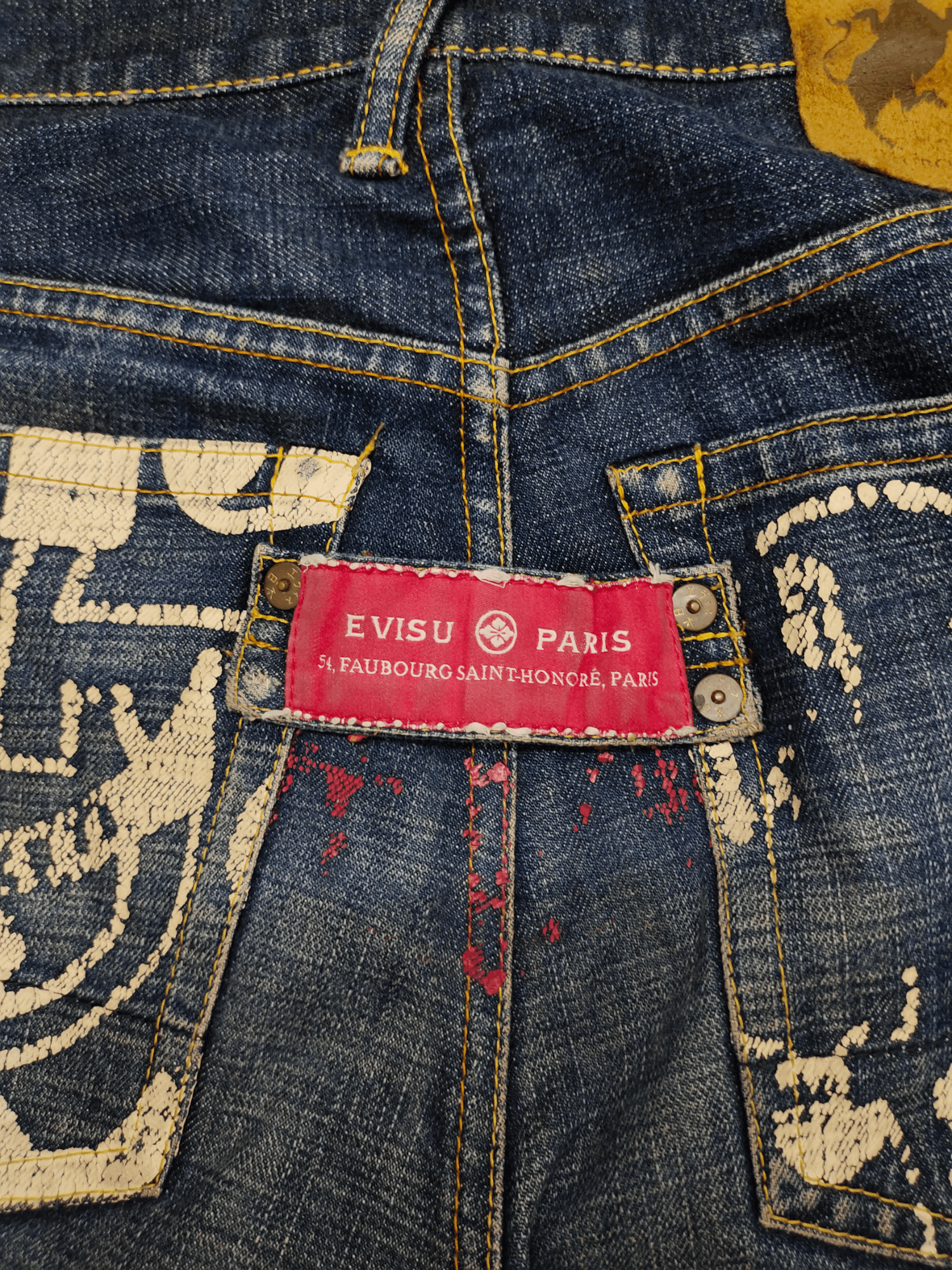 Evisu Vintage Evisu Calvin Leong Big Daicock Selvedge Denim Jeans Size US 32 / EU 48 - 9 Thumbnail