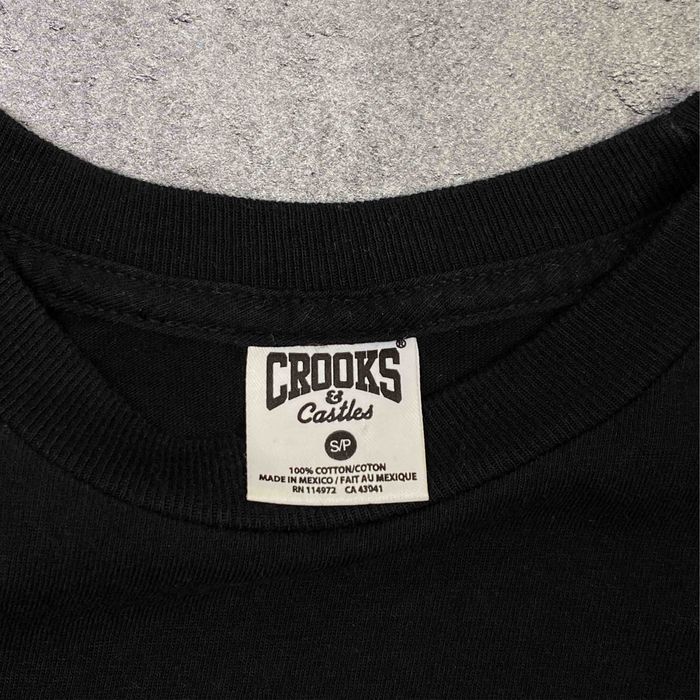 Vintage Crooks&Castles usa black t-shirt - S | Grailed