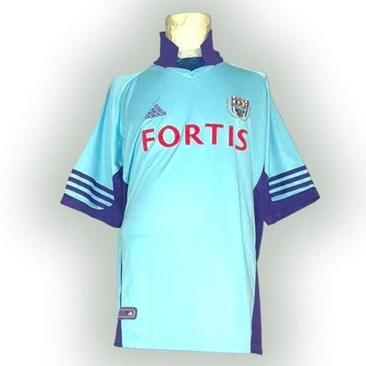 Adidas RSC Anderlecht Belgium 2001 2002 Away Shirt Jersey Size US XXL / EU 58 / 5 - 1 Thumbnail