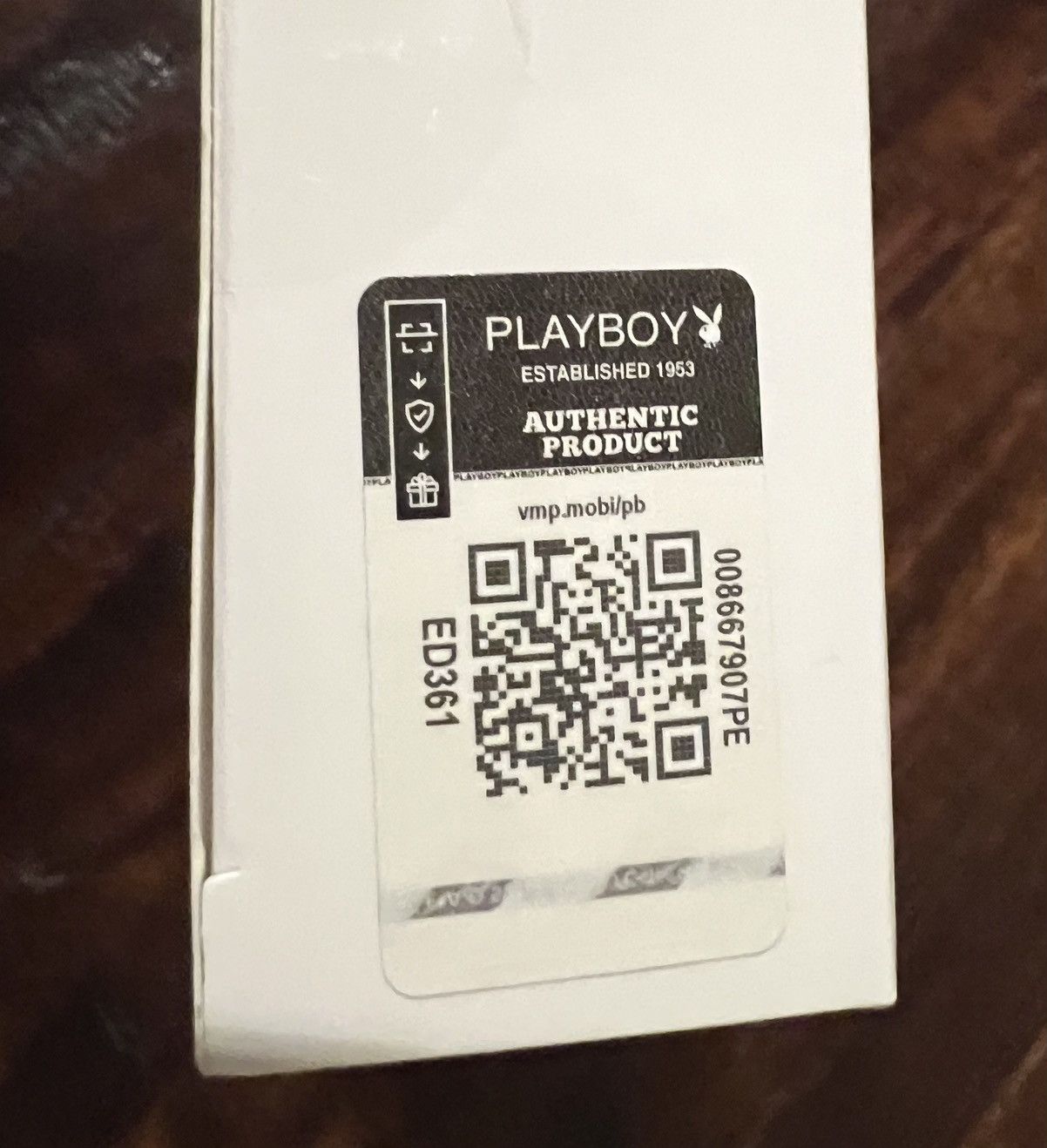 Designer × Playboy Authentic Playboy Men’s Brief & Crew Sock Combo Set Large Size 36 - 6 Thumbnail