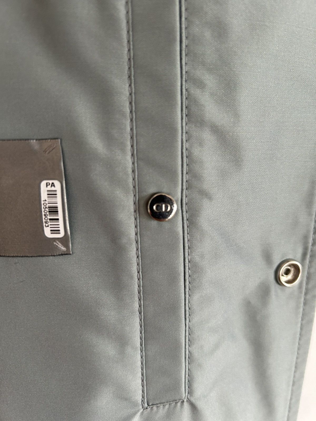 Dior Dior Mens Light Blue Silk Blouson Windbreaker size L/XL 52 Size US L / EU 52-54 / 3 - 9 Thumbnail