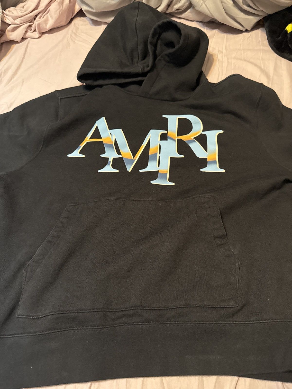 Amiri Amiri Staggered Letter Hoodie Size US XL / EU 56 / 4 - 4 Thumbnail
