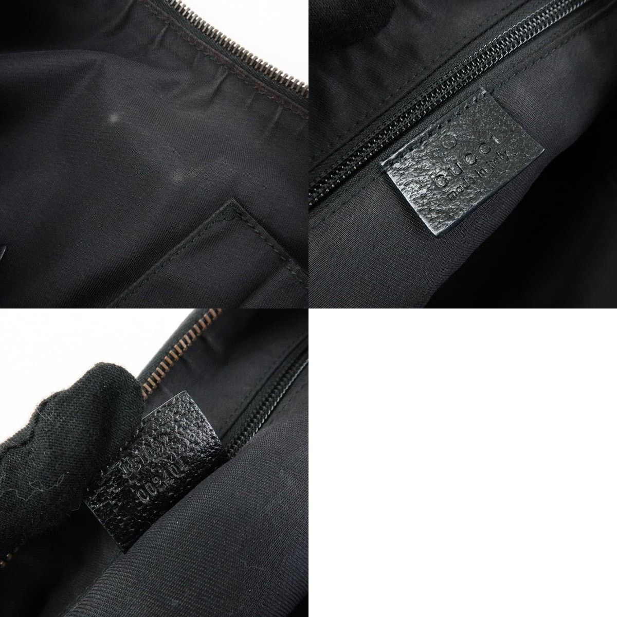 Gucci Gucci GG Canvas Shoulder Bag Black Size ONE SIZE - 7 Thumbnail