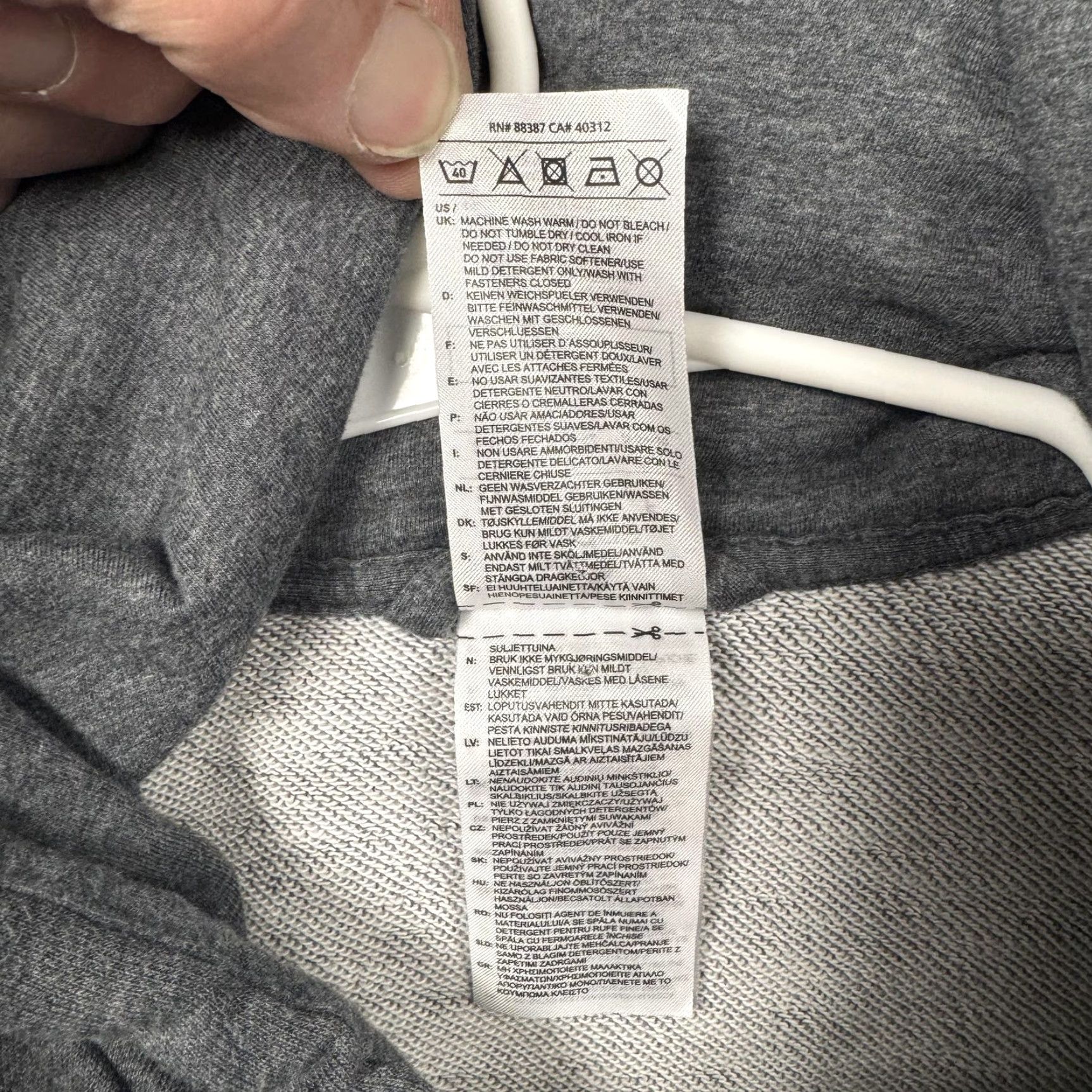 Adidas Adidas Hoodie Womens Small Gray Full Zip Sweatshirt Logo H07750 Size S / US 4 / IT 40 - 7 Thumbnail