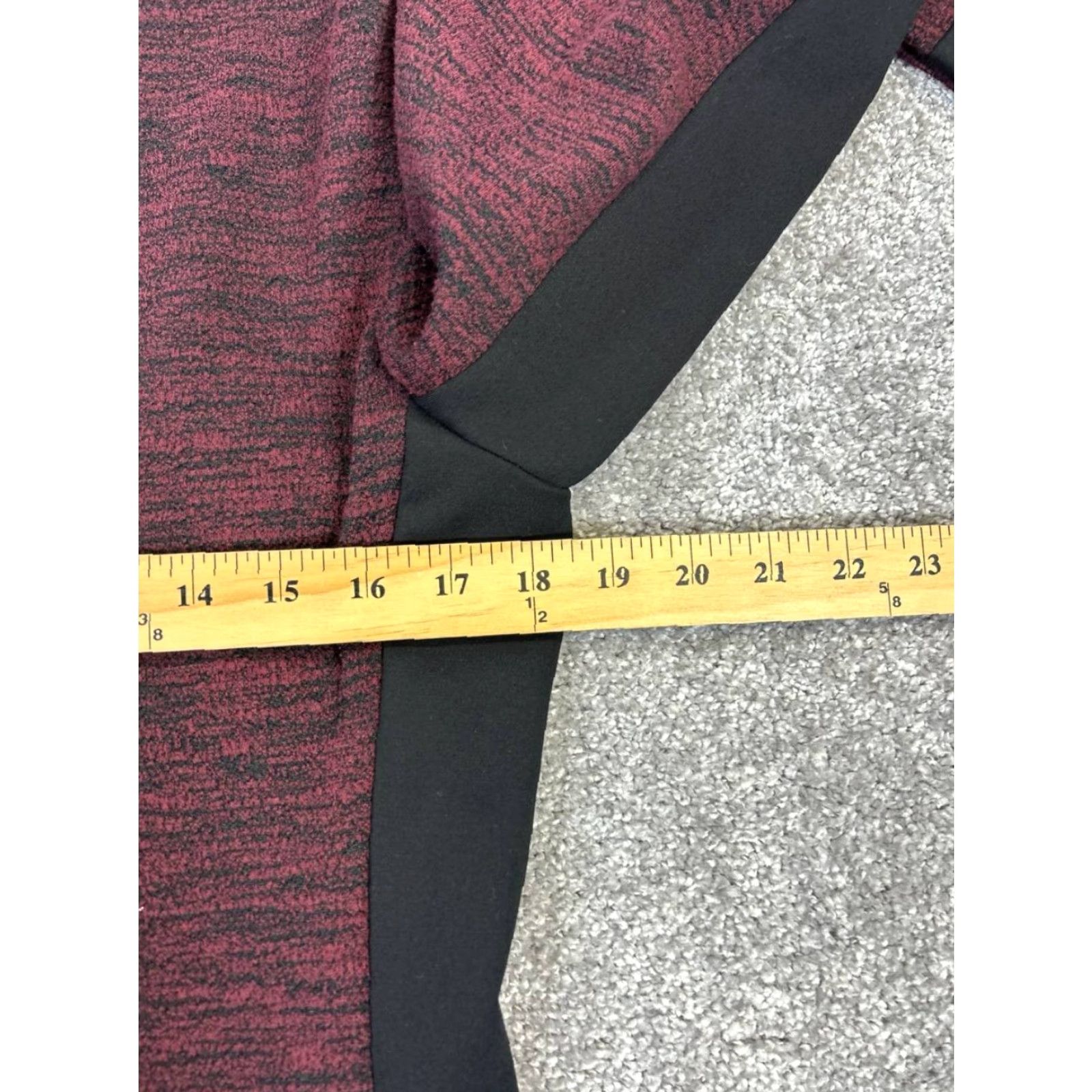 Ralph Lauren Lauren Ralph Lauren Dress Womens 14 Burgandy Black Bodycon Size XL / US 12-14 / IT 48-50 - 6 Thumbnail