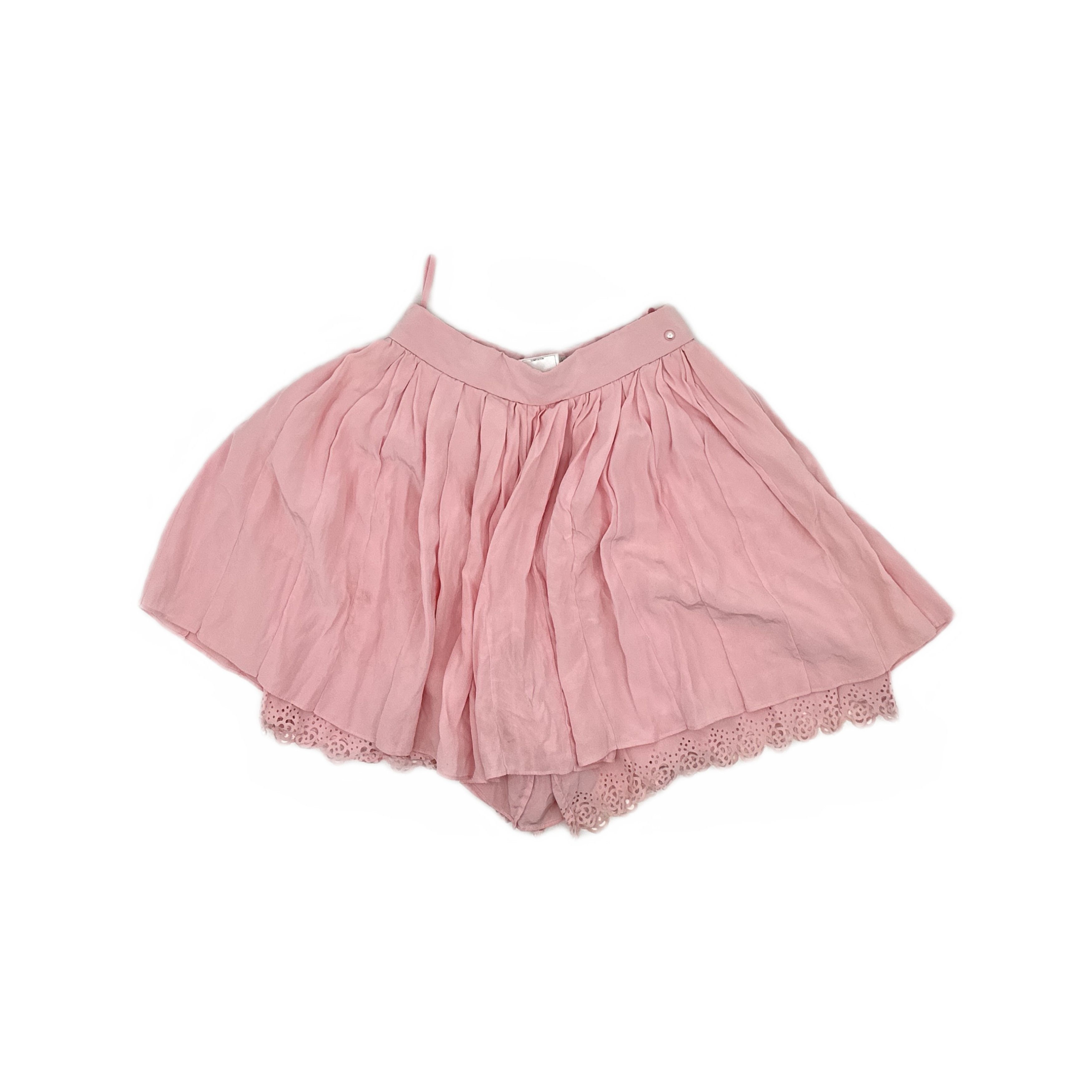 Chanel CHANEL Pink Silk Shorts Size 36 Size 25" / US 0 / IT 36 - 1 Thumbnail
