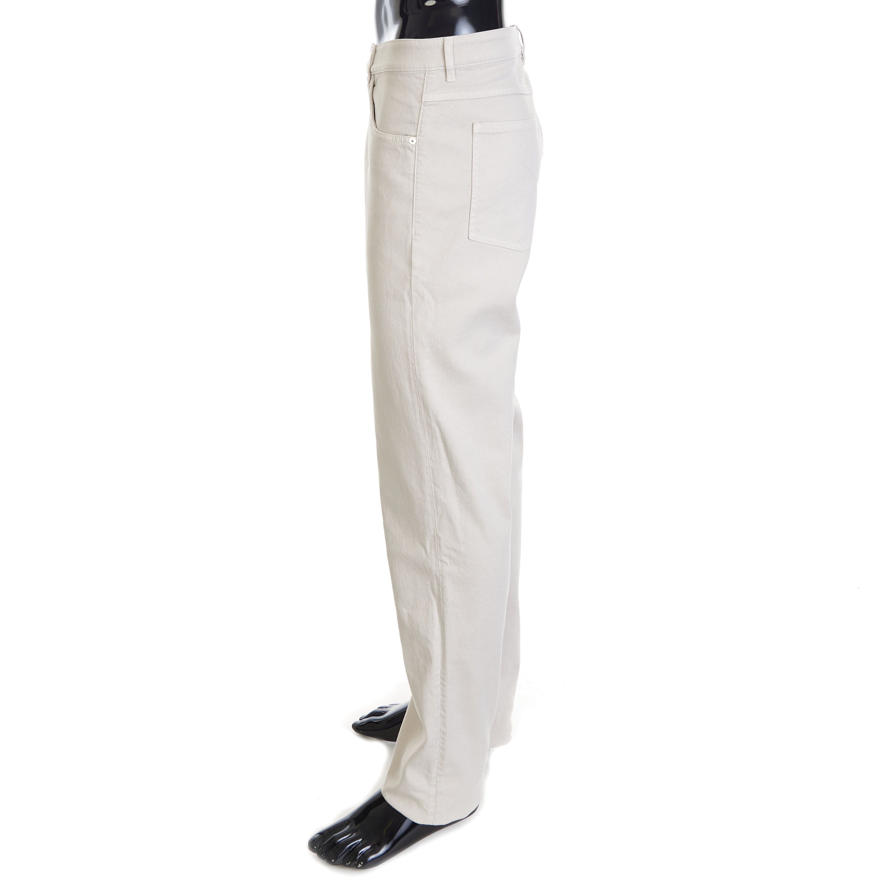 Brunello Cucinelli Stretch Denim Trousers - Slim Fit, Five-Pocket Size US 40 / EU 56 - 2 Thumbnail