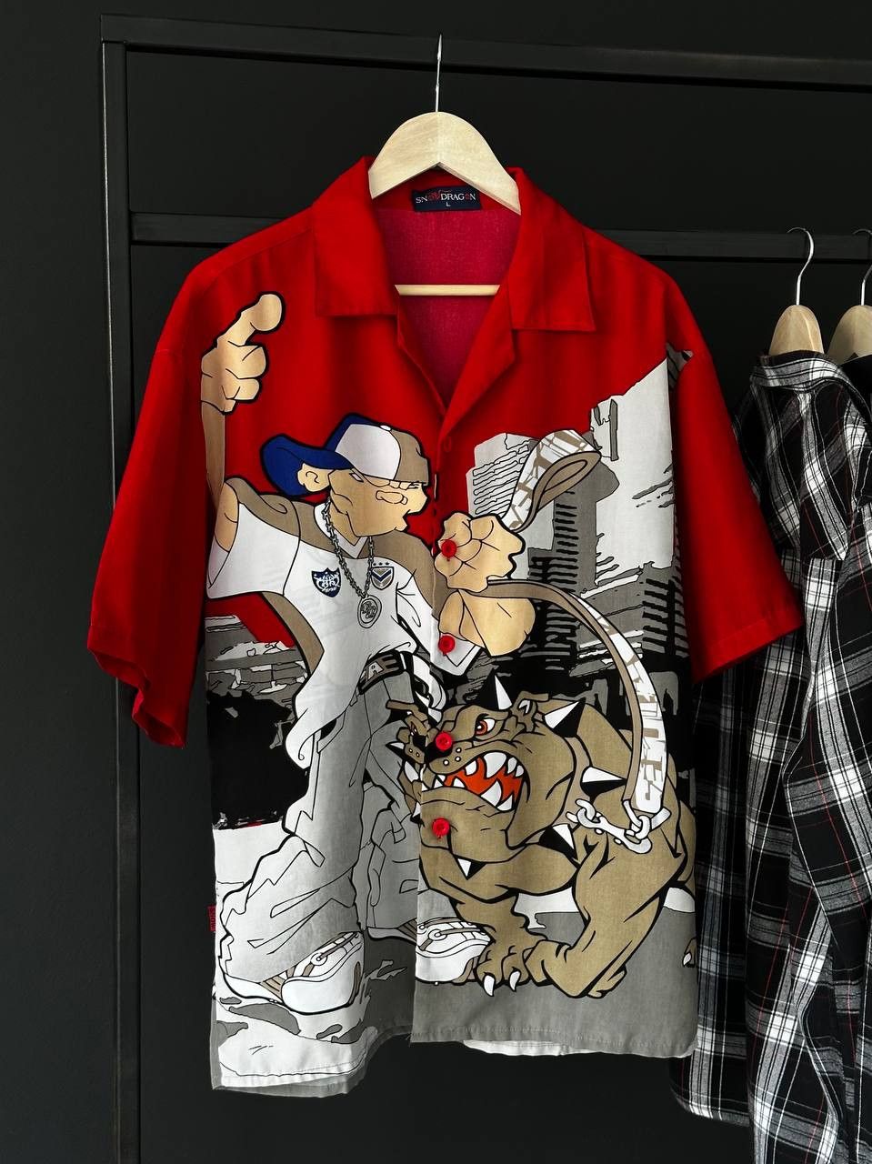 Rap Tees × Vintage Vintage Rap Camp Collar Printed Shirt Size US L / EU 52-54 / 3 - 1 Thumbnail
