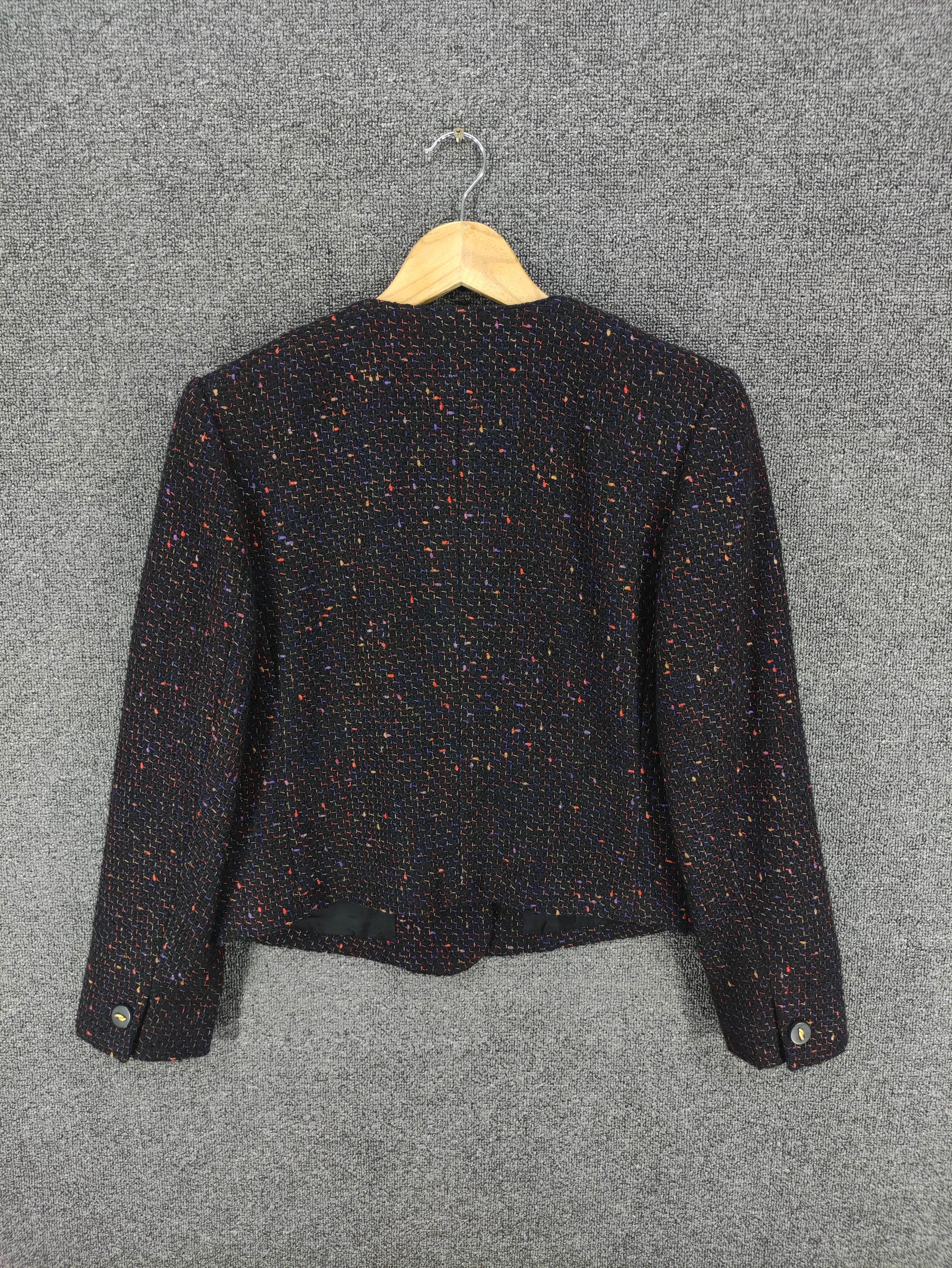 Japanese Brand Vintage Serizawa Tweed Jacket Size S / US 4 / IT 40 - 6 Thumbnail