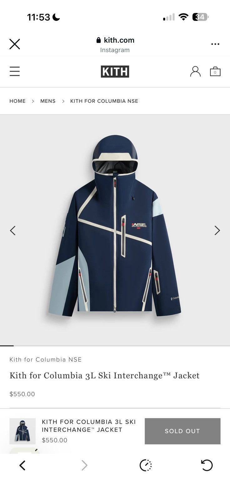 Columbia × Kith Kith x Colombia 3L Ski interchange jacket Size US XXL / EU 58 / 5 - 5 Thumbnail