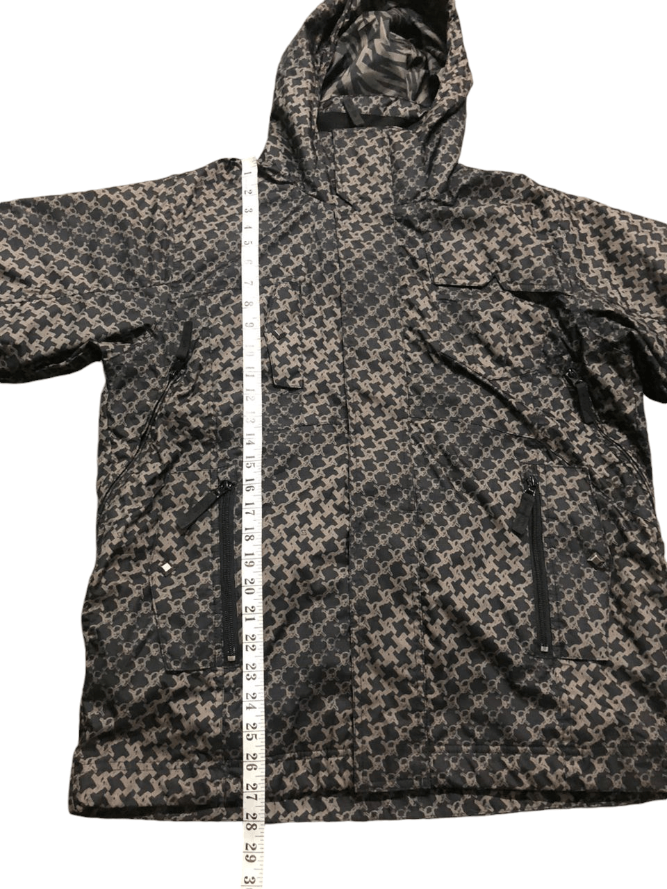 Japanese Brand Sims Snowboard Full Print Skulls Crossbones Ski Jacket Size US M / EU 48-50 / 2 - 21 Thumbnail