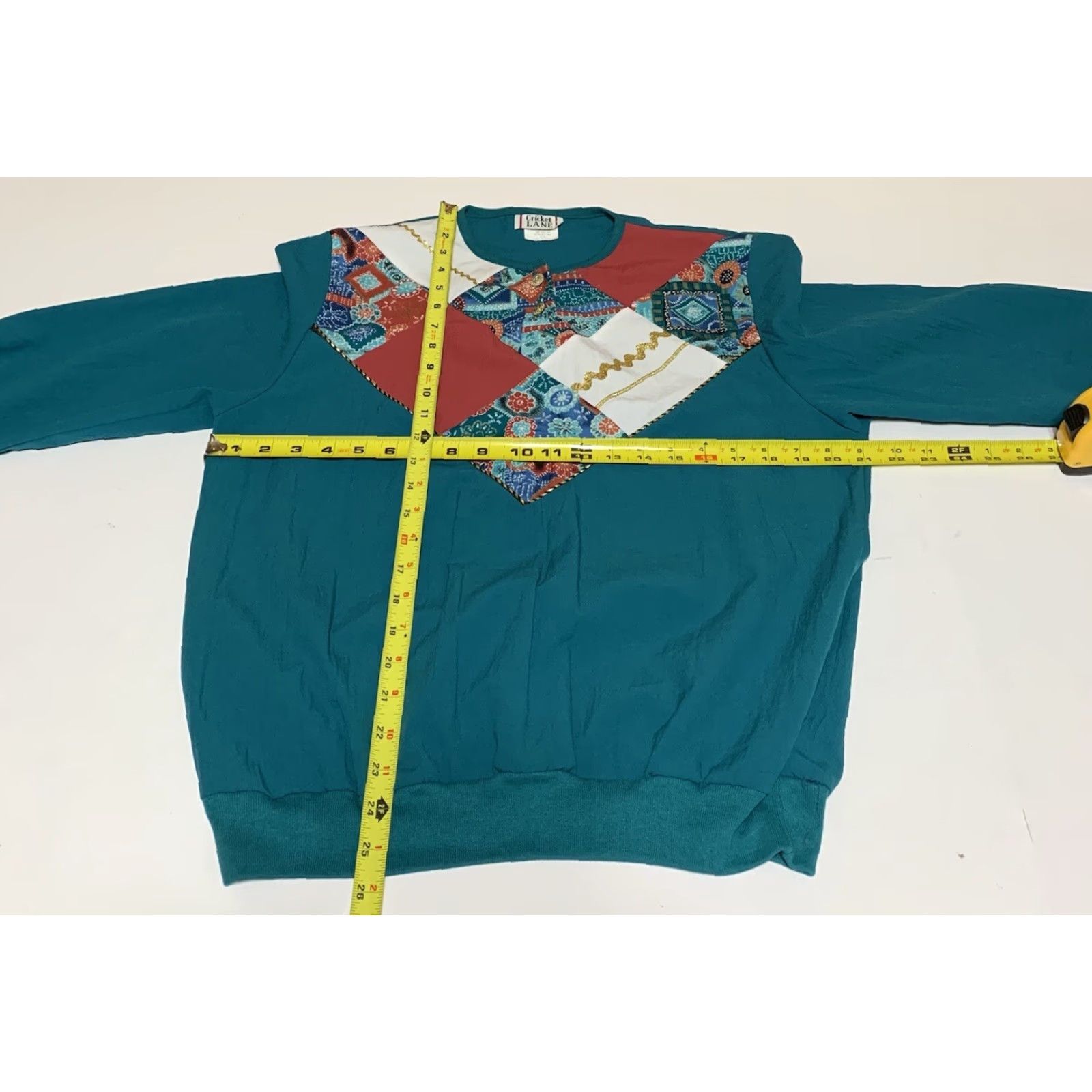 Vintage VINTAGE Cricket Lane Women’s Windbreaker Shirt 12 Green Made in USA Womens Size XL / US 12-14 / IT 48-50 - 3 Thumbnail
