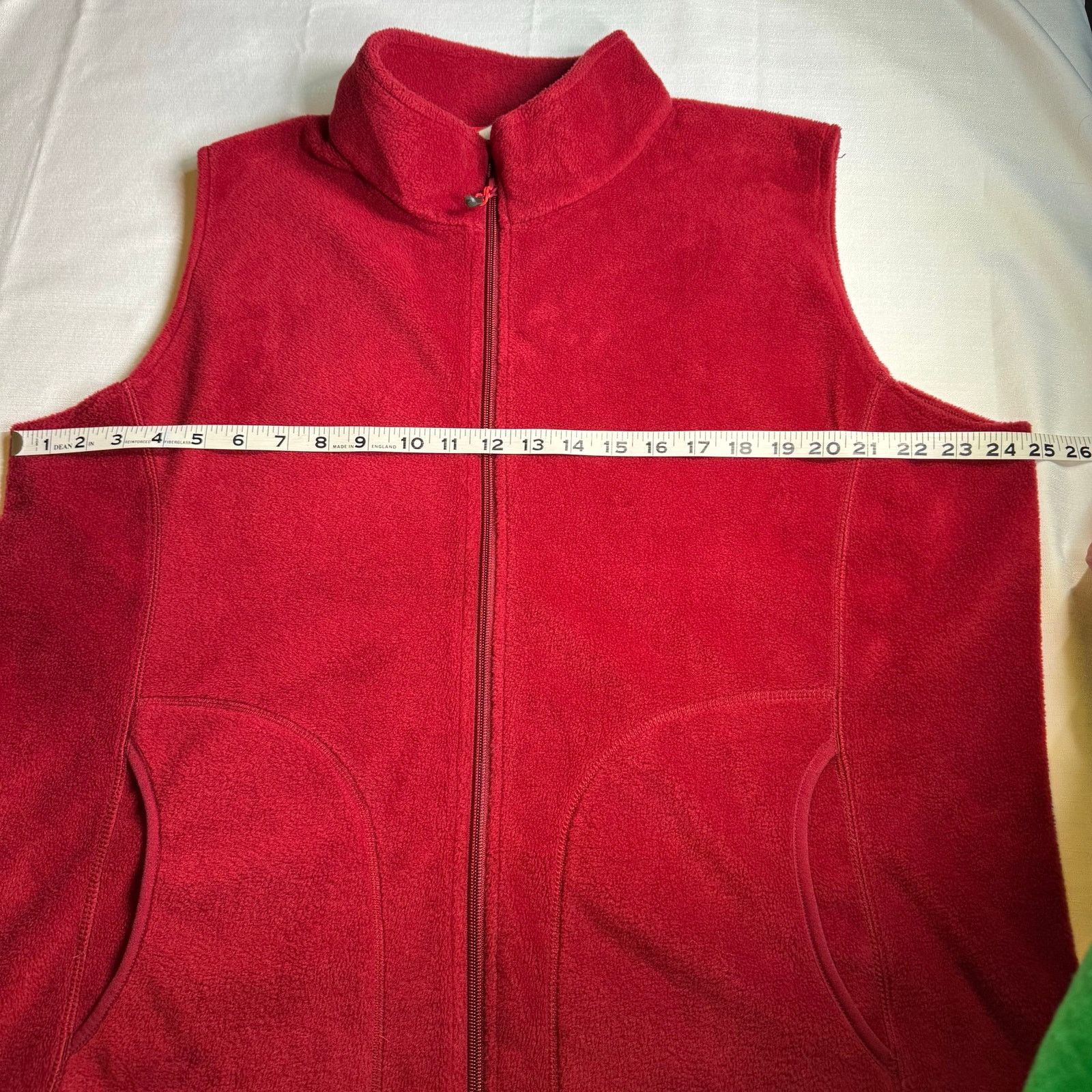 Woolrich Woolen Mills Woolrich Fleece Full-Zip Vest 2-Pockets Men's Size 2XL Red Size US XXL / EU 58 / 5 - 6 Thumbnail