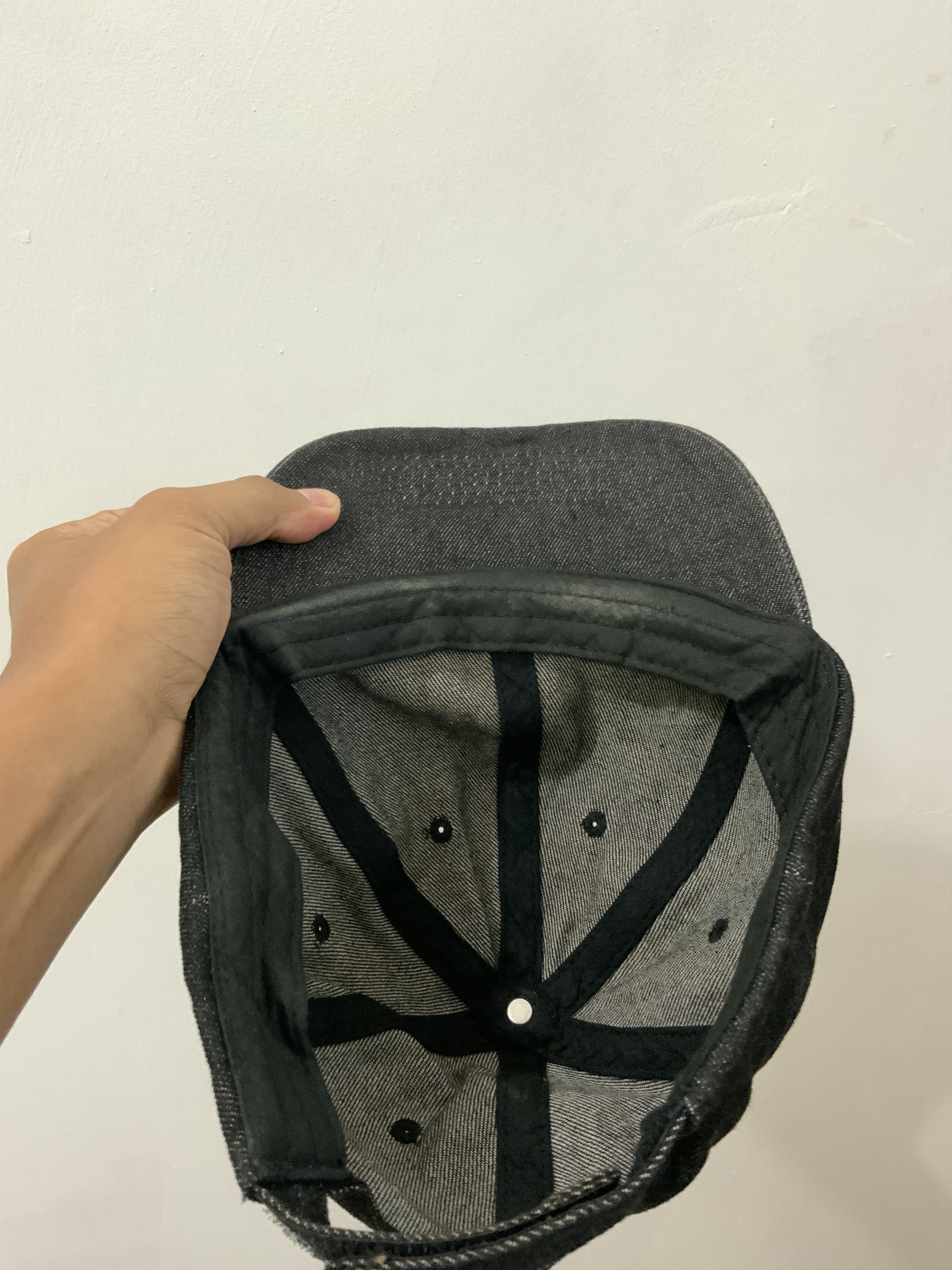 Japanese Brand Black Denime Fade Hat Size ONE SIZE - 8 Thumbnail