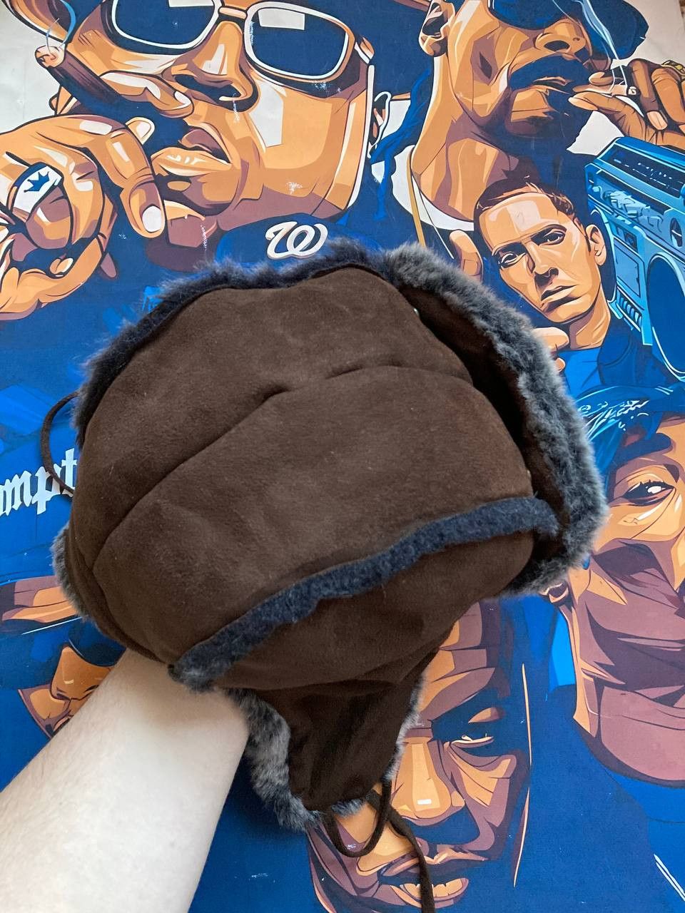 Japanese Brand × Vintage y2K Faux Ushanka Vintage Fuzzy Warm Trapper Cap Hat Size ONE SIZE - 4 Thumbnail