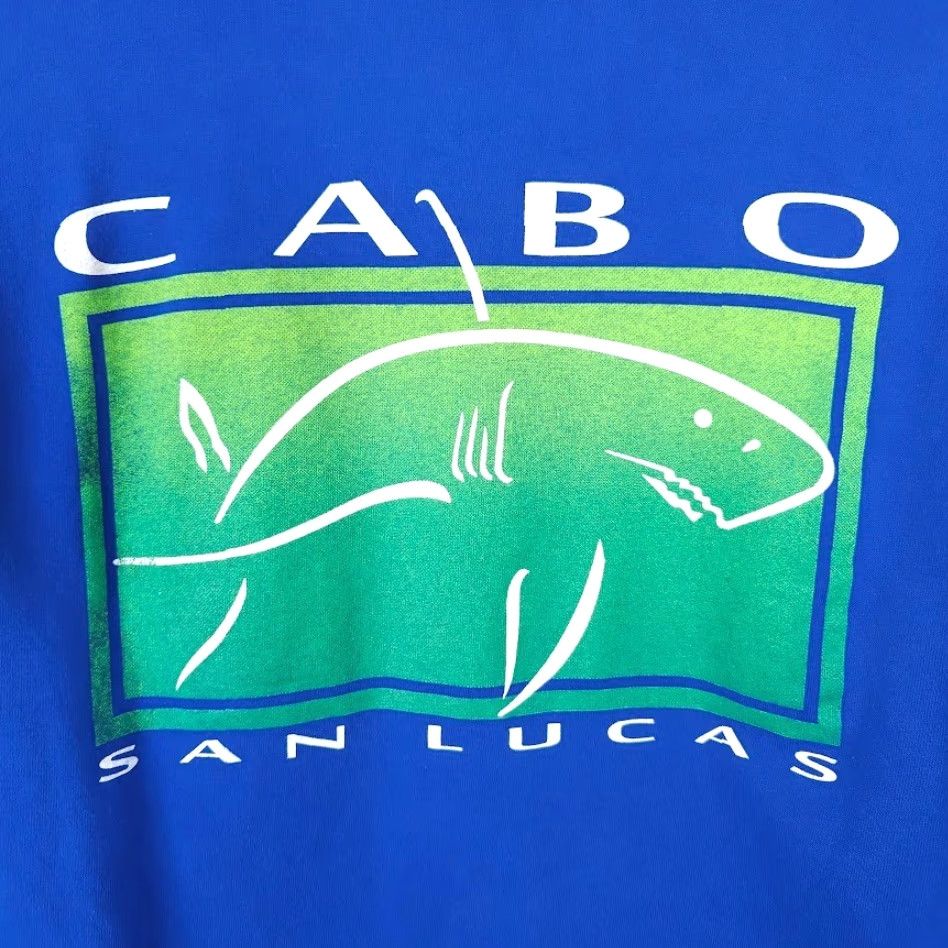 Vintage Cabo San Lucas T Shirt Mens Size Large Blue Shark Tropical Travel Destination CSB Shirt Mens L Blue Shark Travel Destination Shirt Size US L / EU 52-54 / 3 - 5 Thumbnail