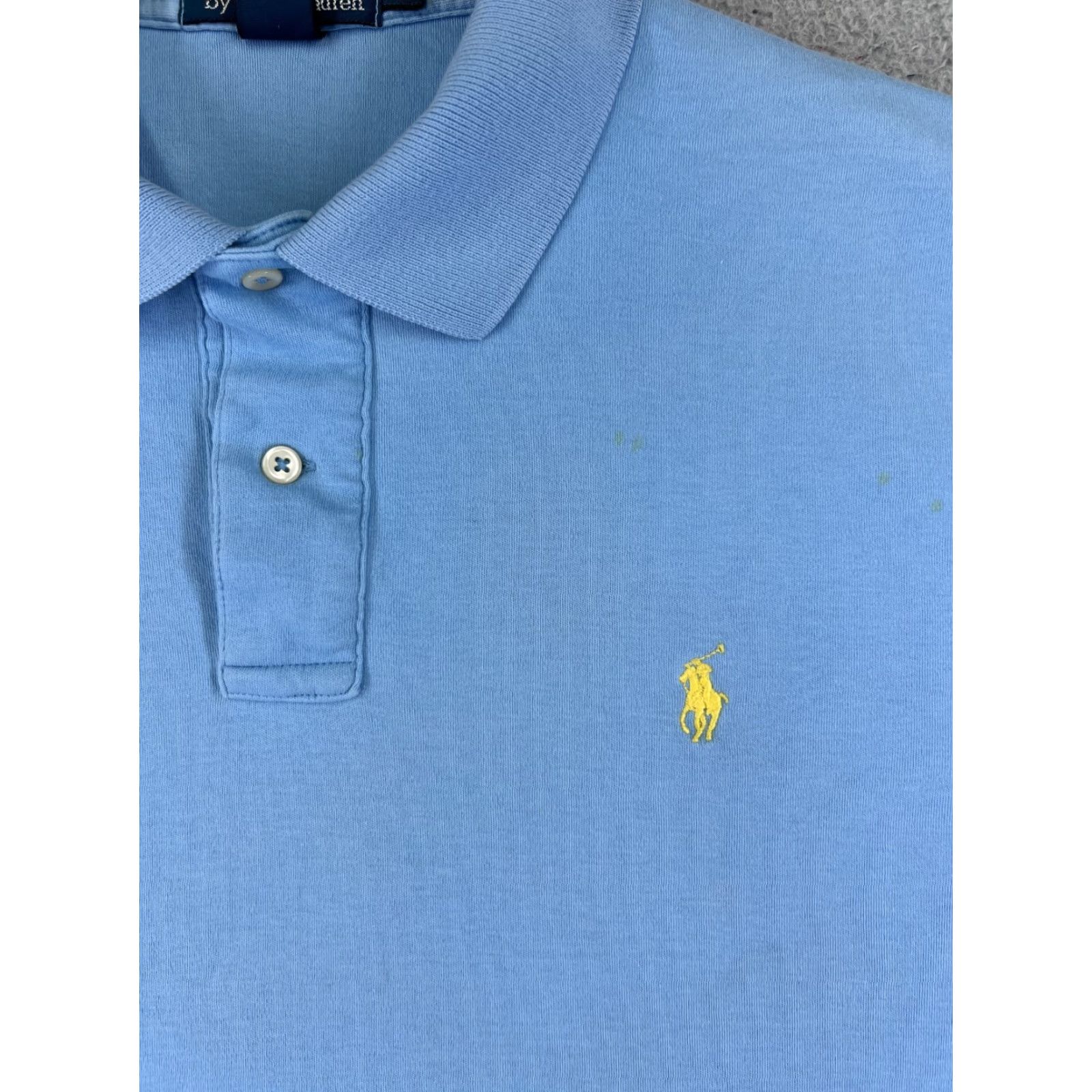 Ralph Lauren VINTAGE Polo Ralph Lauren Shirt Men Large Blue Jersey Oversized Golf Classic Size US L / EU 52-54 / 3 - 6 Thumbnail