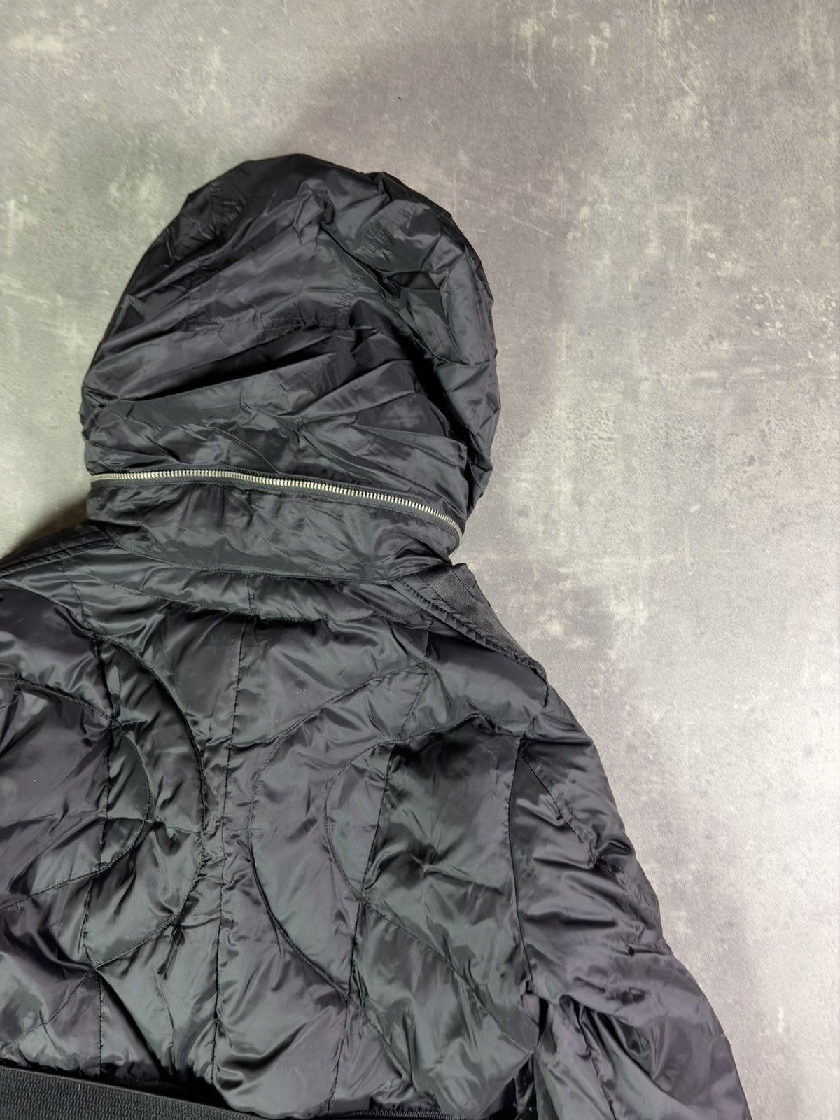 Marithe + Francois Girbaud 00s Marithe + Francois Girbaud Hybrid Hooded Puffer Parka L Size L / US 10 / IT 46 - 22 Thumbnail