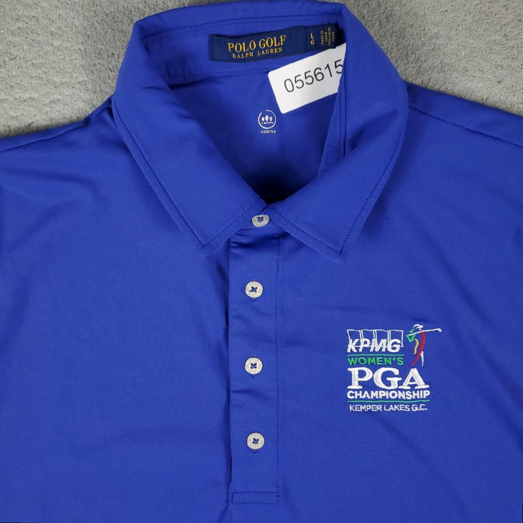 Ralph Lauren Ralph Lauren Polo Shirt Womens L Blue Polo Shirts Blue PGA Kemper Lakes Pony Short Sleeve Polo Woman Large Casual Classic Preppy Size L / US 10 / IT 46 - 2 Thumbnail