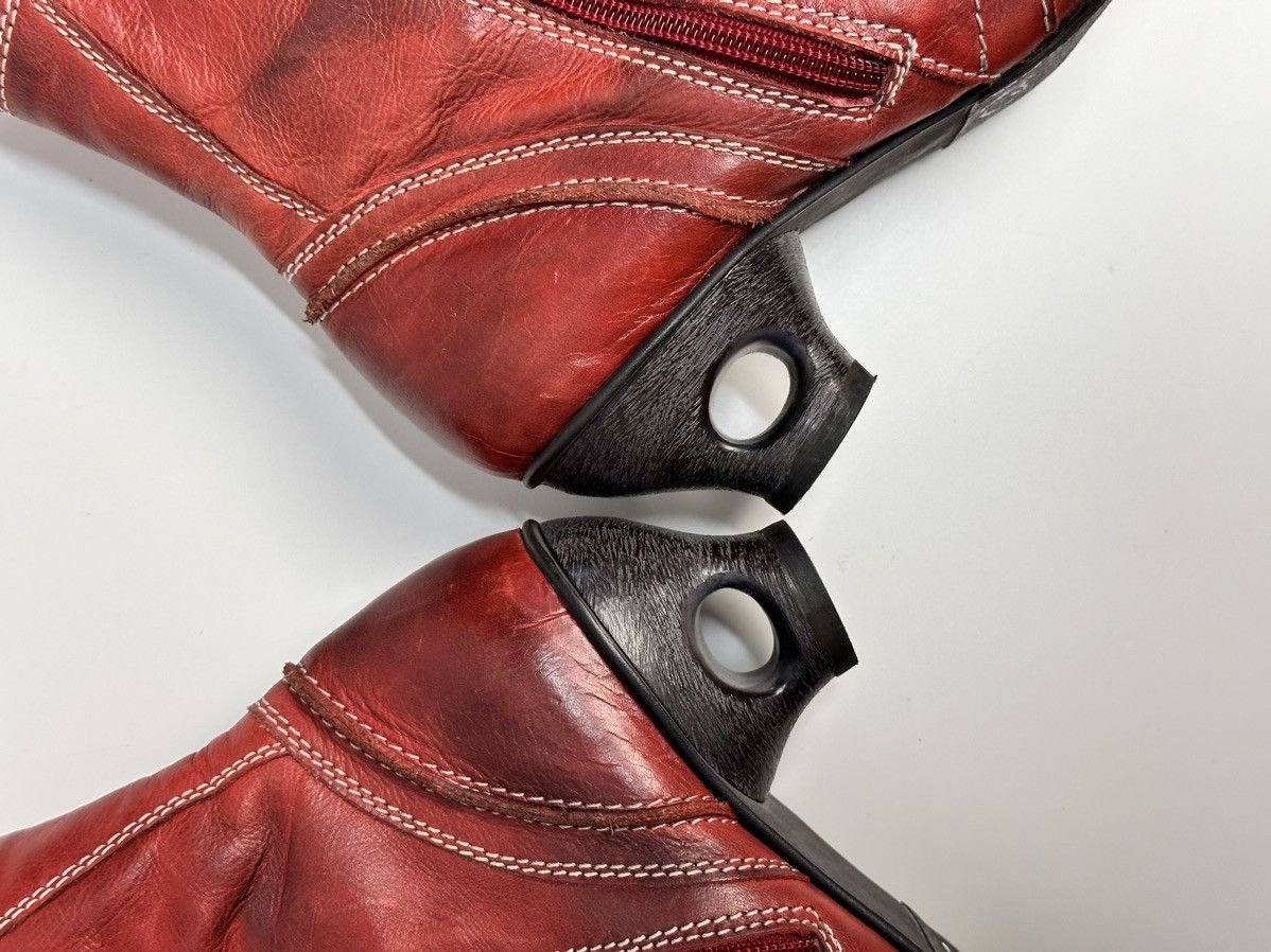 A.S.98 Leather RICK OWENS STYLE AVANT-GARDE Boots BROGUE Guidi LGB Size US 10 / IT 40 - 11 Thumbnail