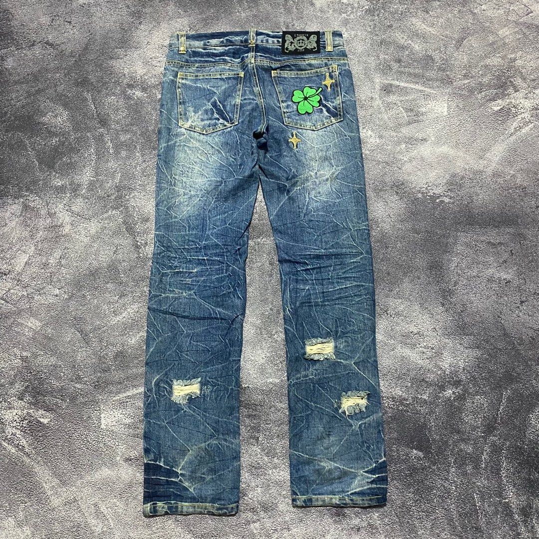 Beauty Beast lowbox distressed denim fading Size US 33 - 3 Thumbnail