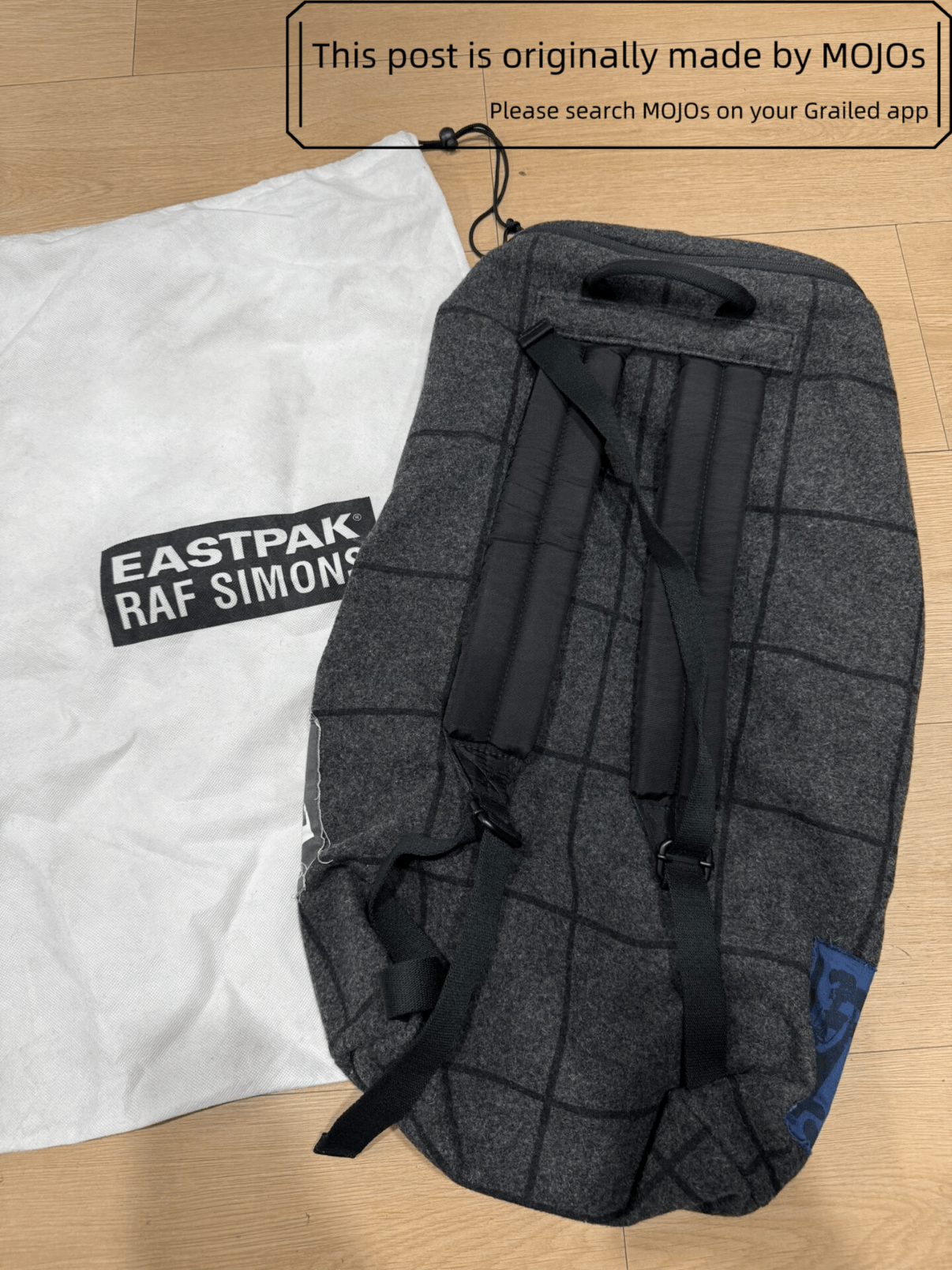 Eastpak × Raf Simons Raf Simons x Eastpak 08AW Patches Wool Backpack mojos171312 Size ONE SIZE - 3 Thumbnail