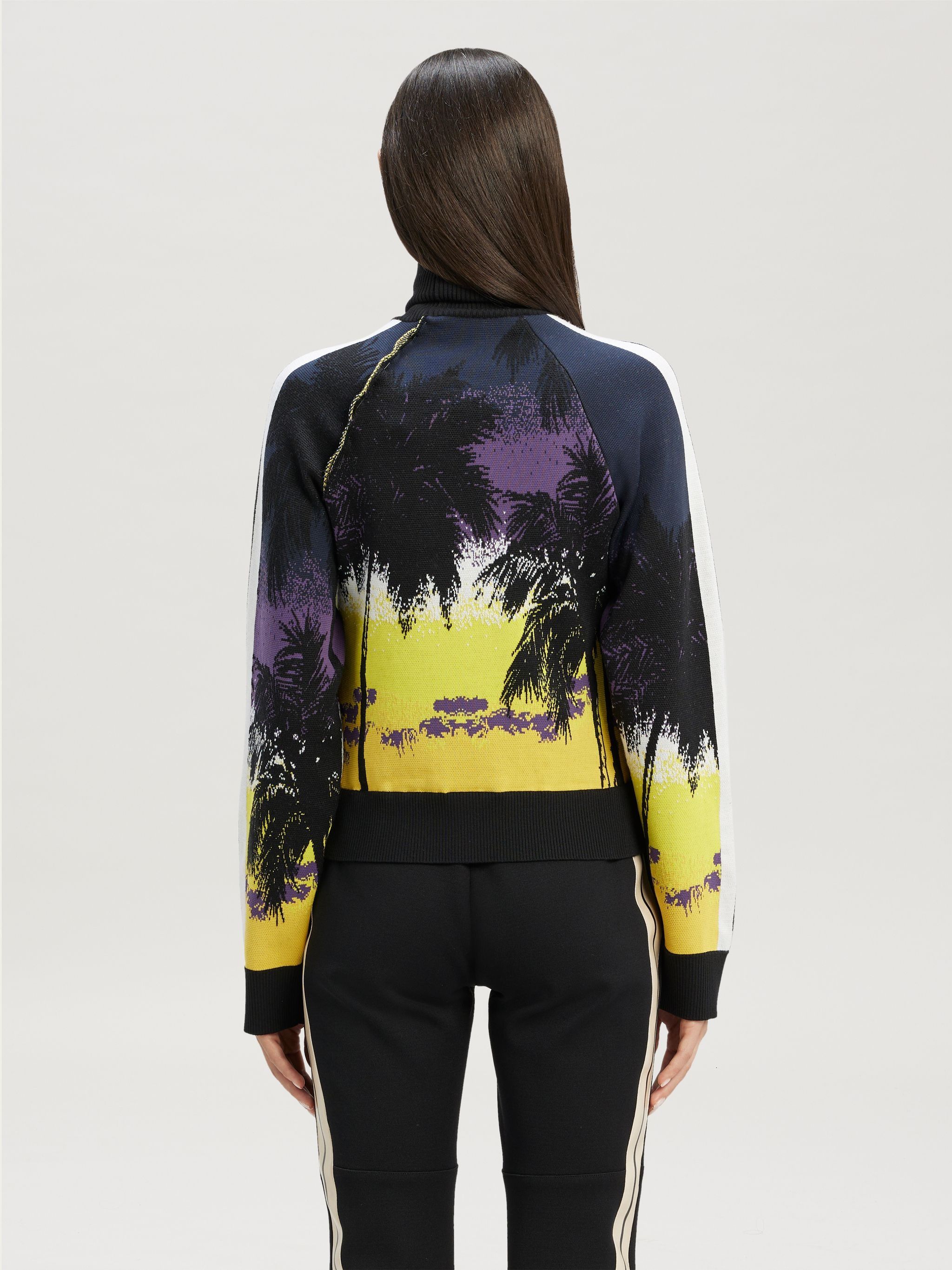 Palm Angels o1y1225 Turtleneck Sweater in Multicolor Size S / US 4 / IT 40 - 4 Thumbnail