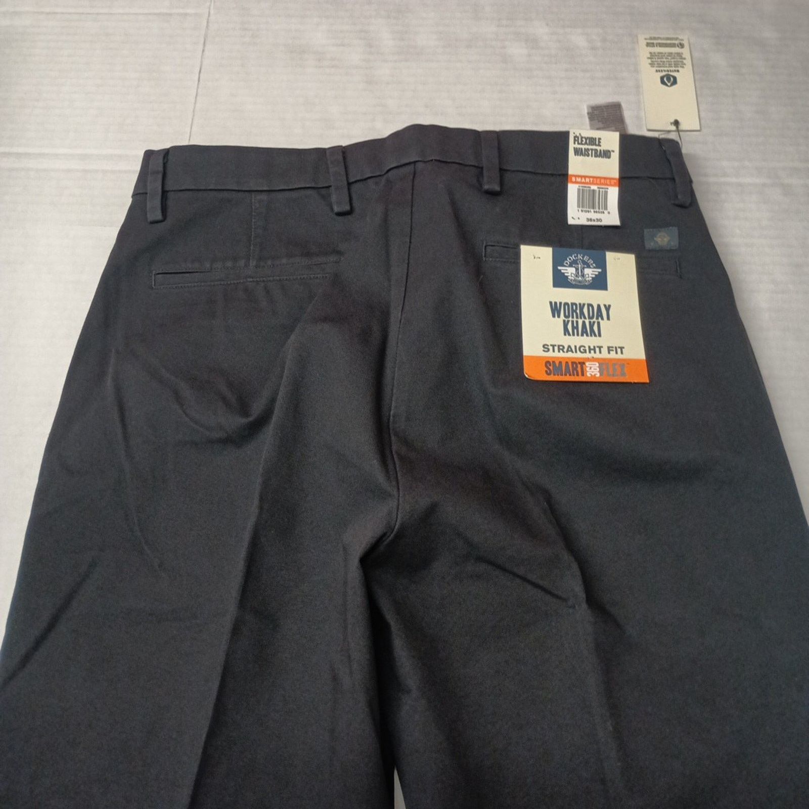 Dockers Dockers Workday Khakis Men's 36x30 Black Straight Fit Flex Size US 36 / EU 52 - 9 Thumbnail
