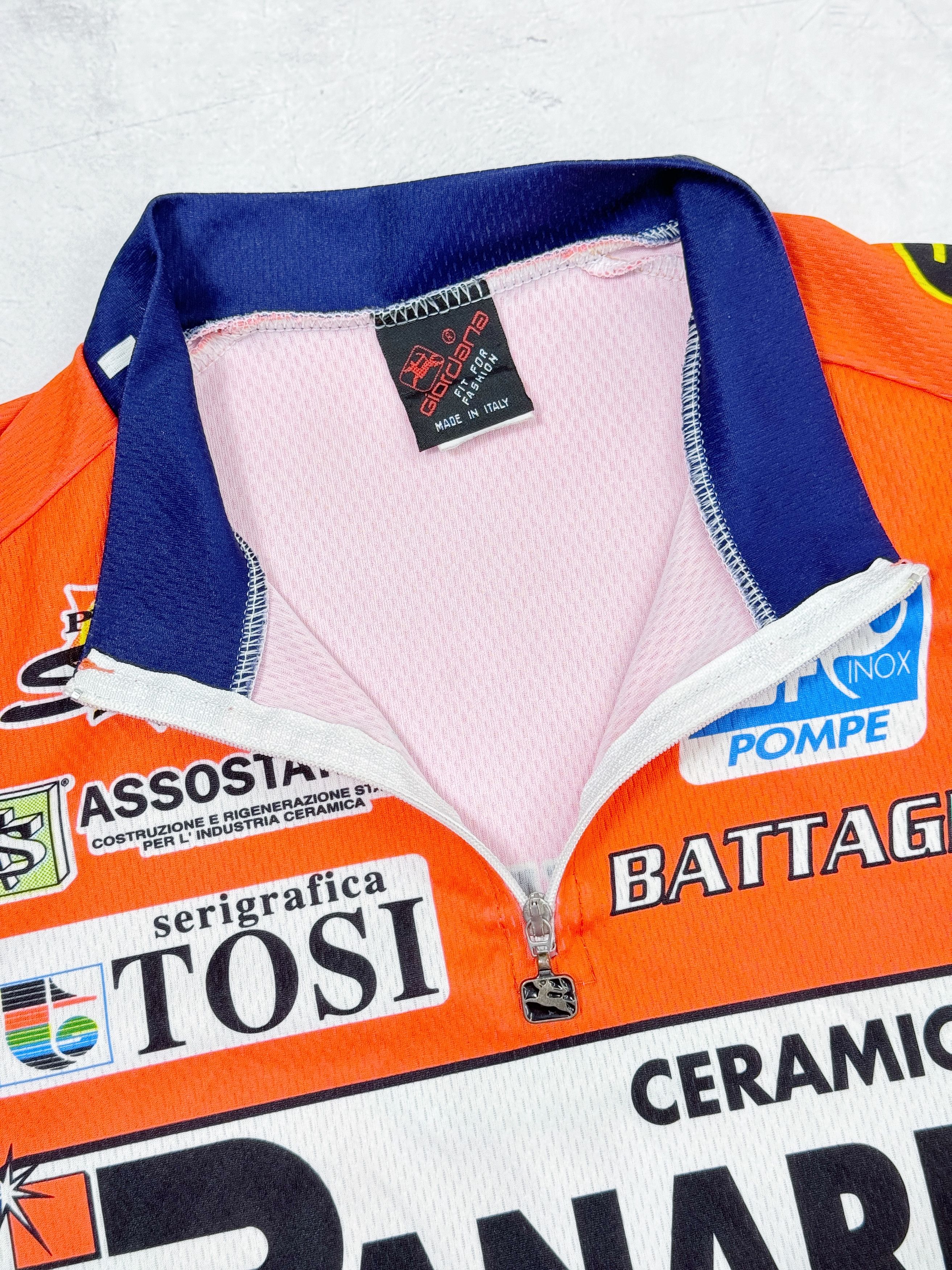 Vintage Vintage Giordana Cycling Jersey Panaria Fiordo Size US M / EU 48-50 / 2 - 8 Thumbnail