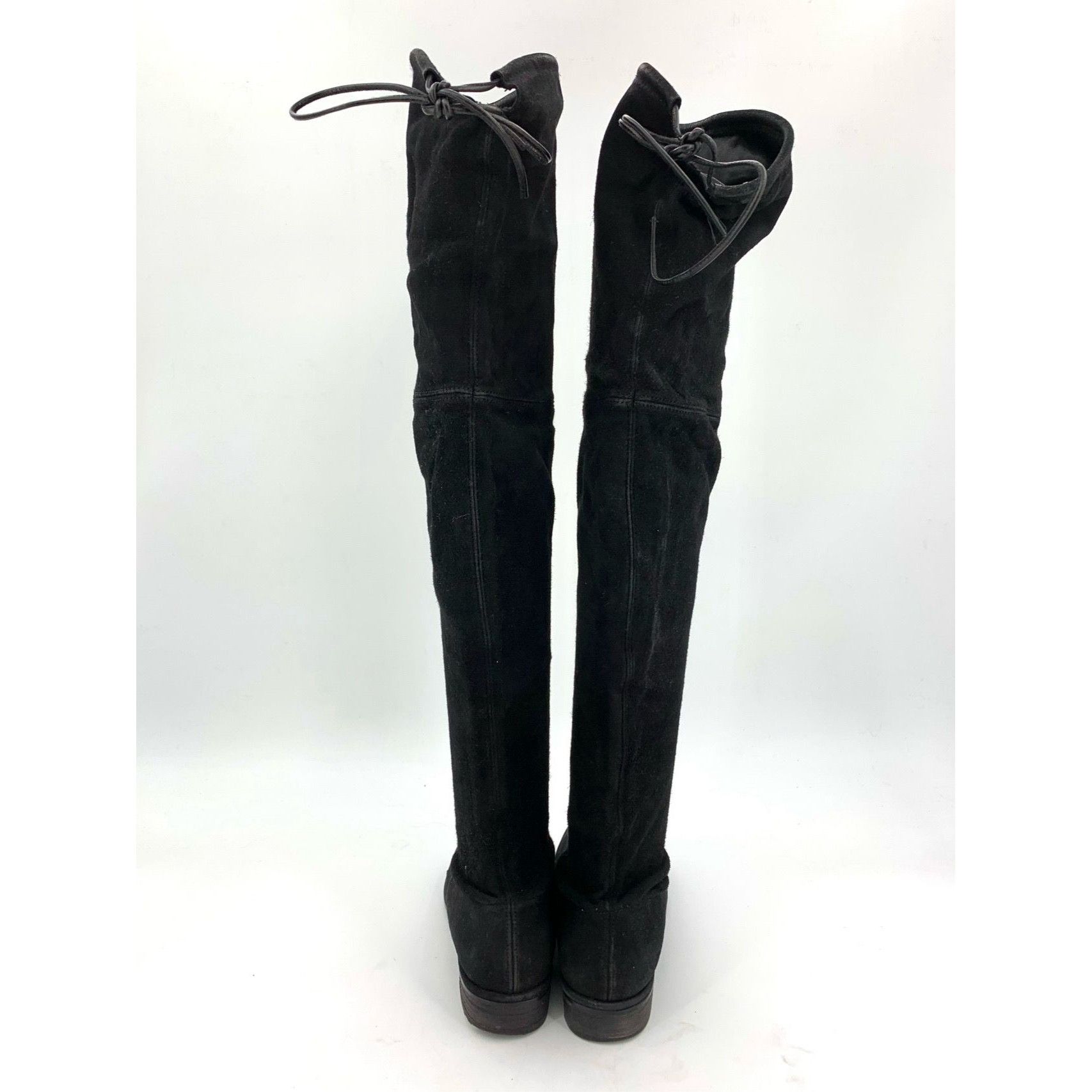 Stuart Weitzman Stuart Weitzman Womens Suede Over-The-Knee Flat Boots Black Size US 7.5 / IT 37.5 - 5 Thumbnail