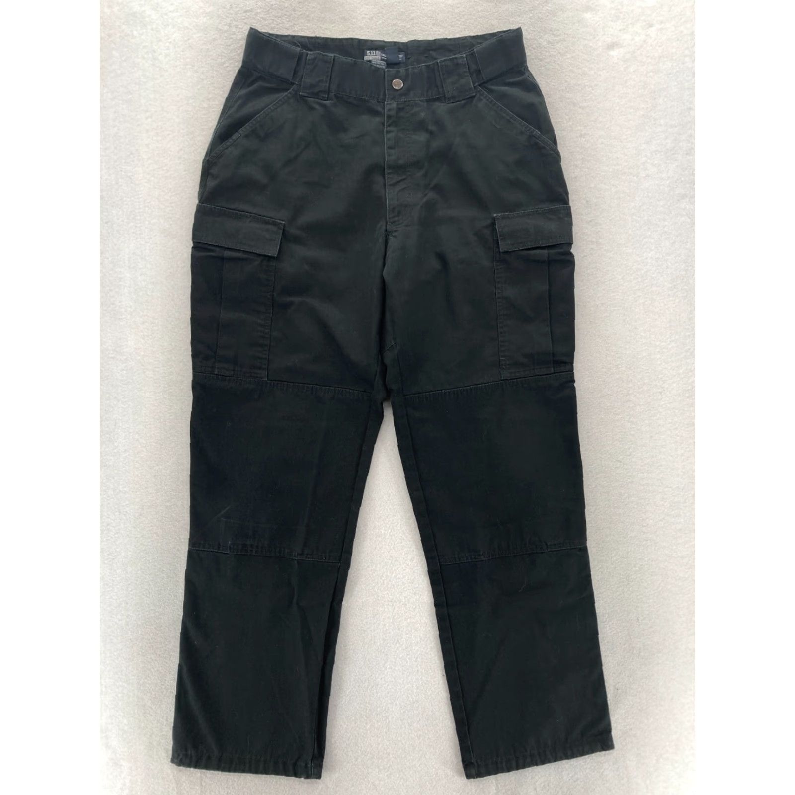 Vintage 5.11 Tactical TDU Ripstop Pants Mens Large Black Cargo Pocket Utility Size US 33 - 2 Thumbnail