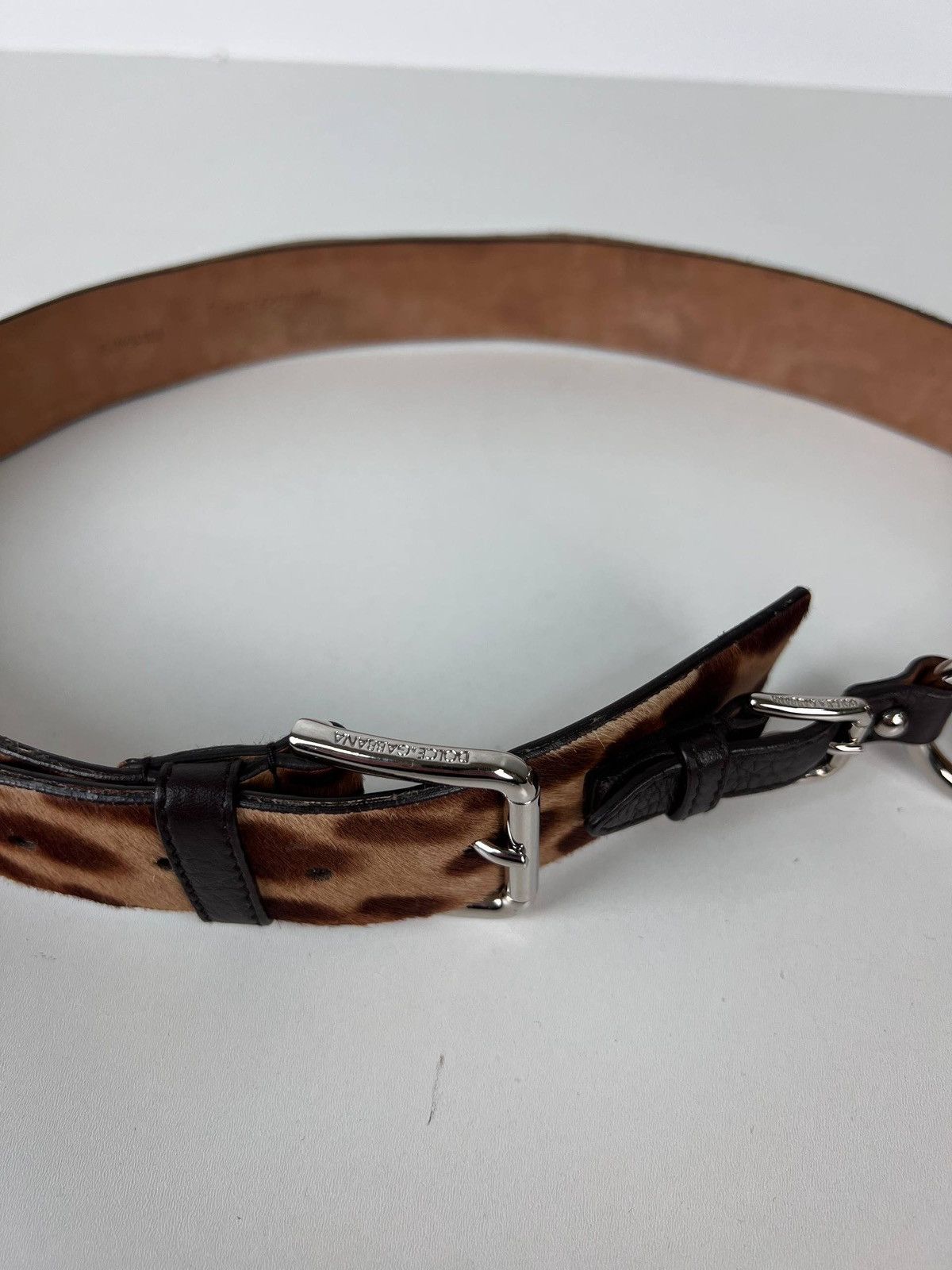 Dolce & Gabbana Dolce Gabbana Leopard leather belt woman Size ONE SIZE - 2 Thumbnail