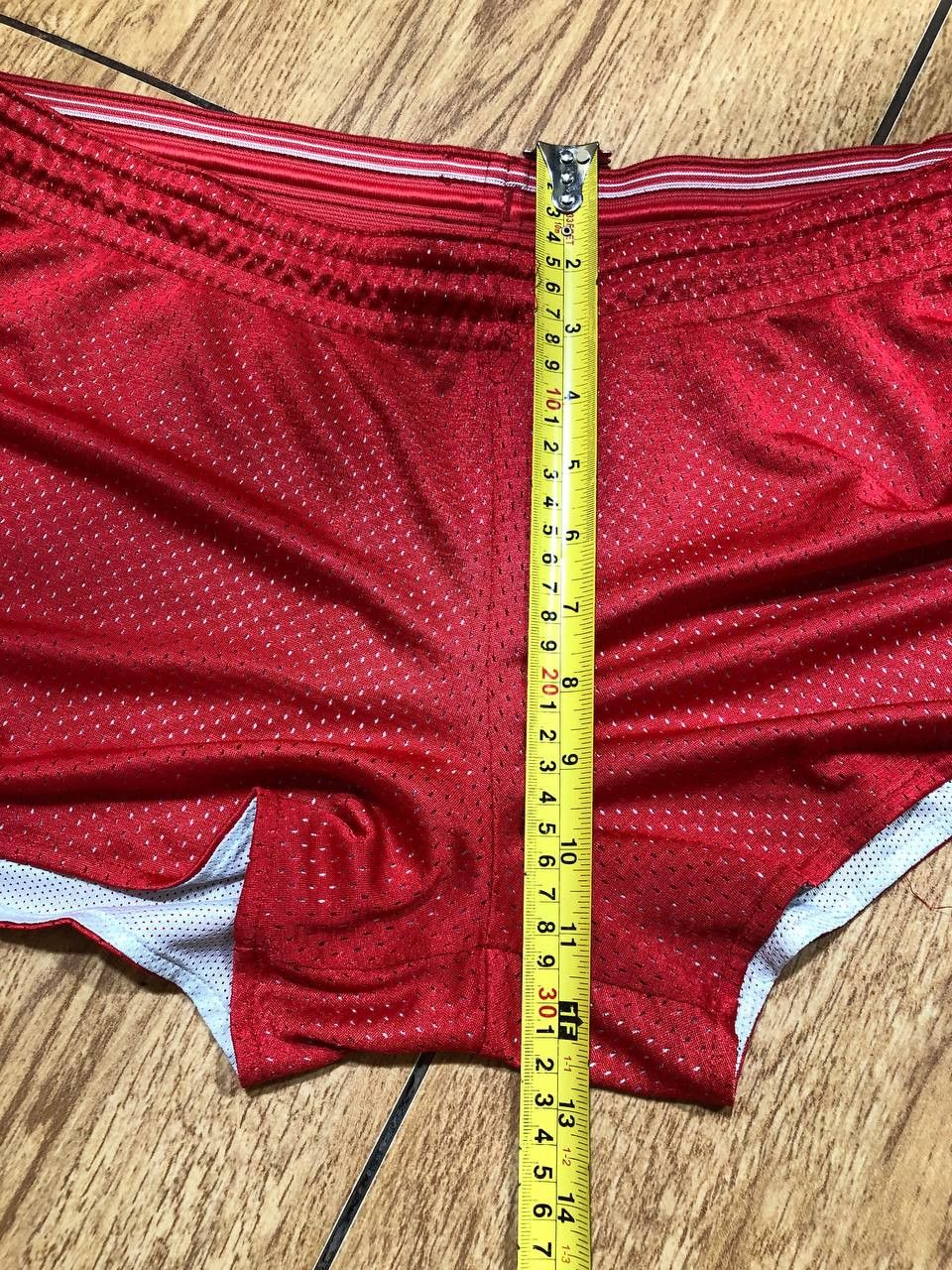 Nike streetwear shorts red NIKE logo Vintage crazy Y2K size M Size 32" / US 10 / IT 46 - 15 Thumbnail