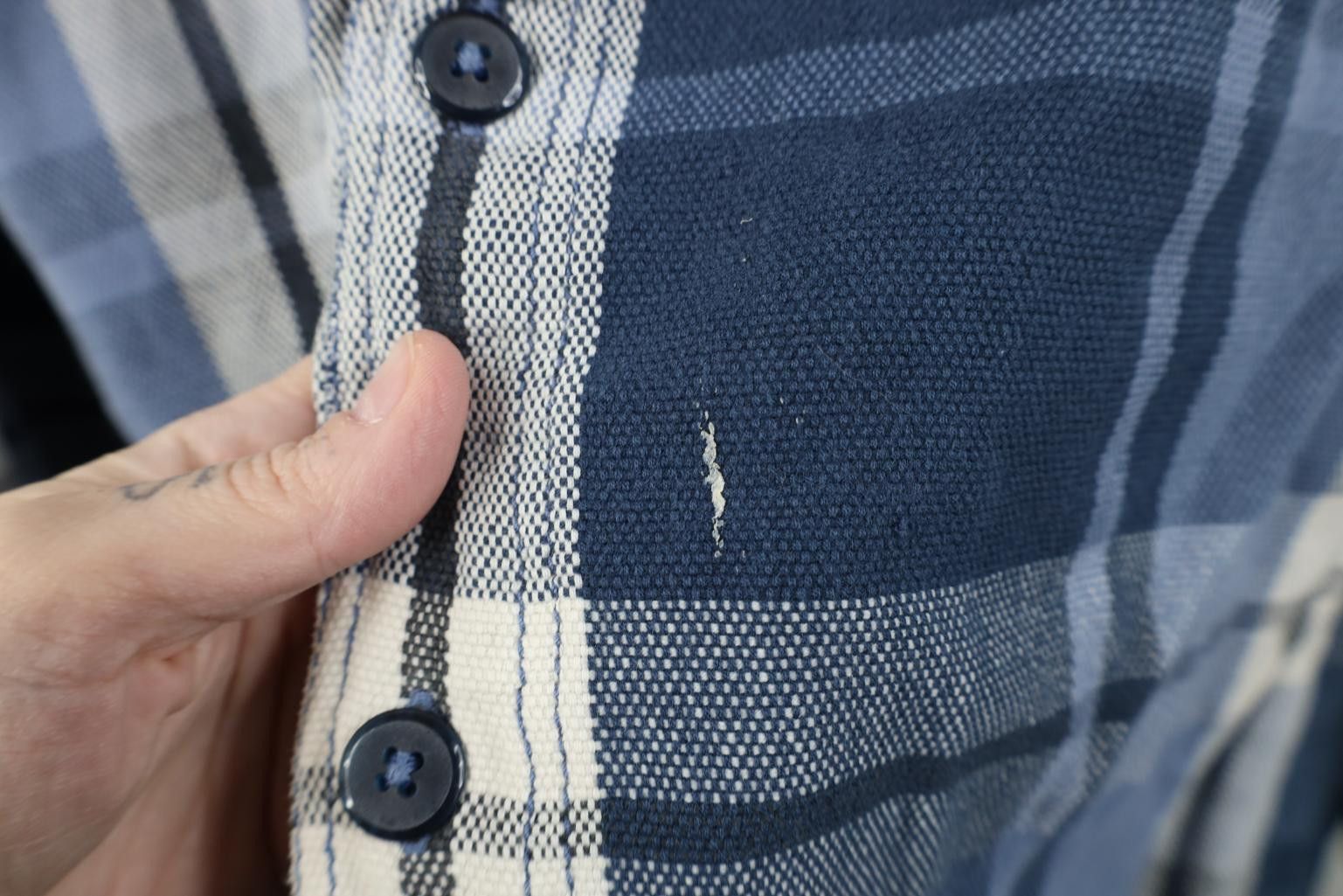 Levi's Vintage 90s Levis Baggy Cotton Flannel Button Shirt Plaid Size US XXL / EU 58 / 5 - 5 Thumbnail