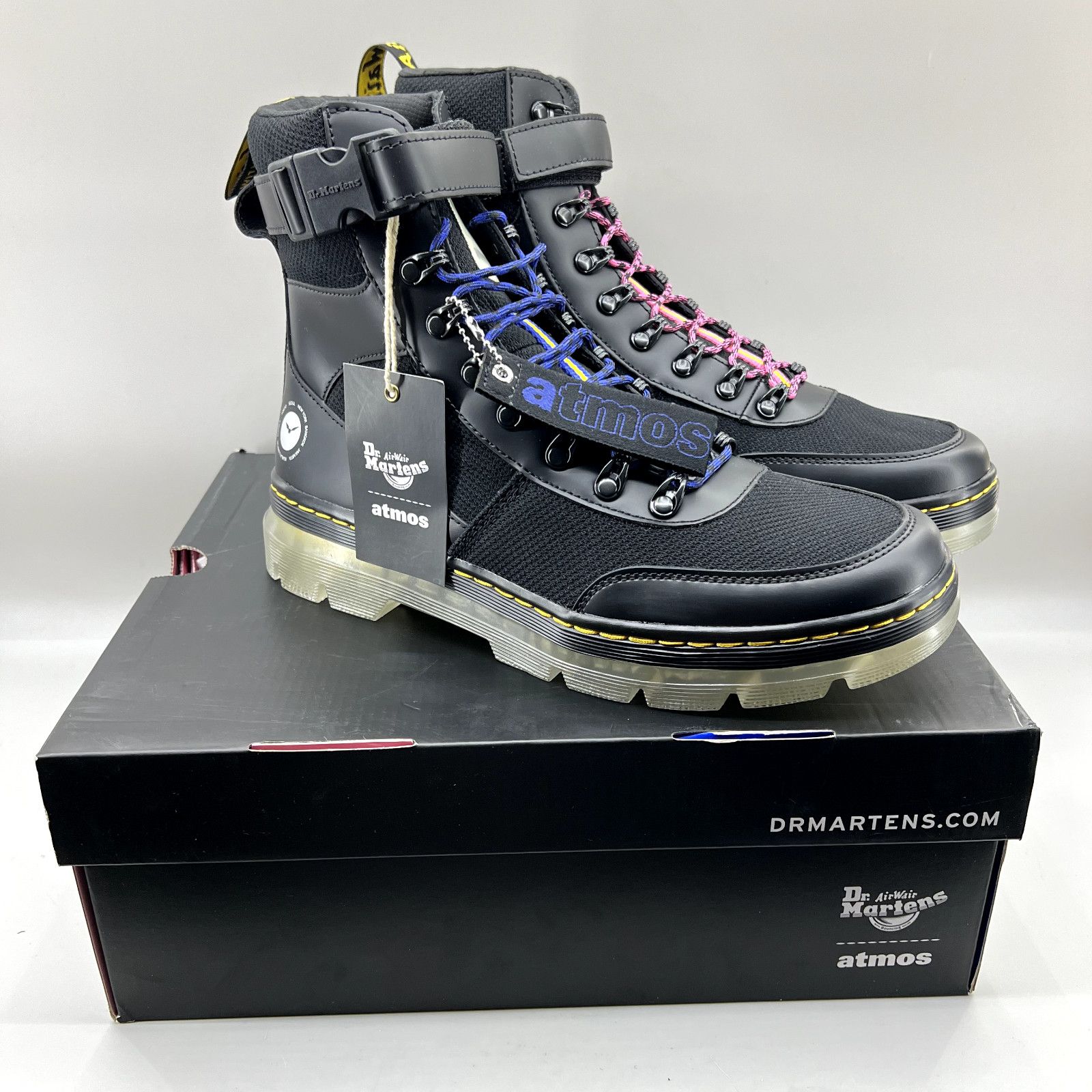 Dr. Martens Men's 9 / Women's 10 - Dr Martens Combs Tech Atmos Boots Size US 10 / IT 40 - 1 Thumbnail
